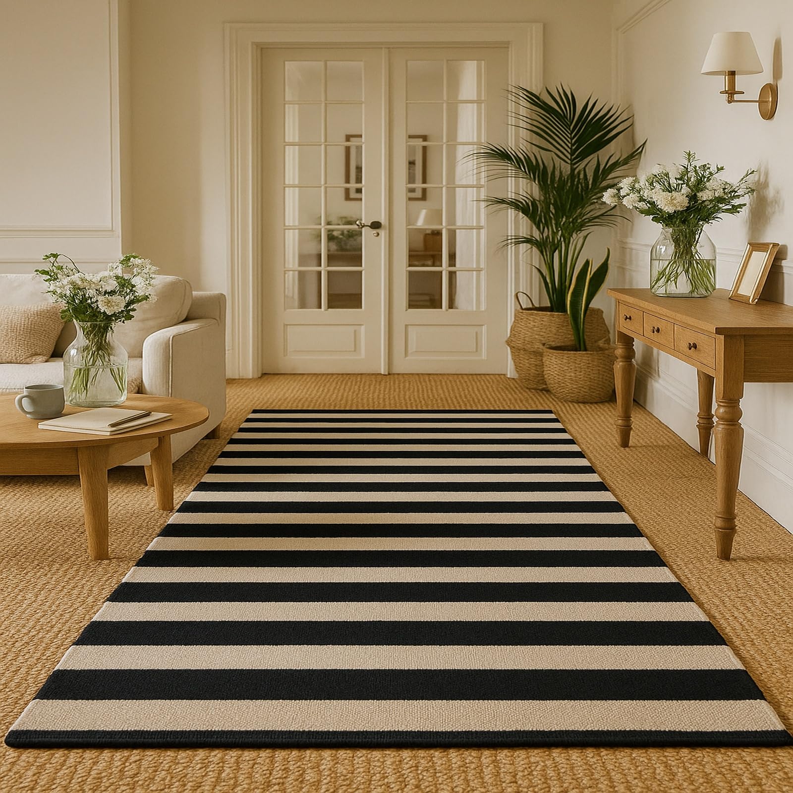 Tapis de décoration abstrait pour réchauffer l'ambiance du salon et de la chambre