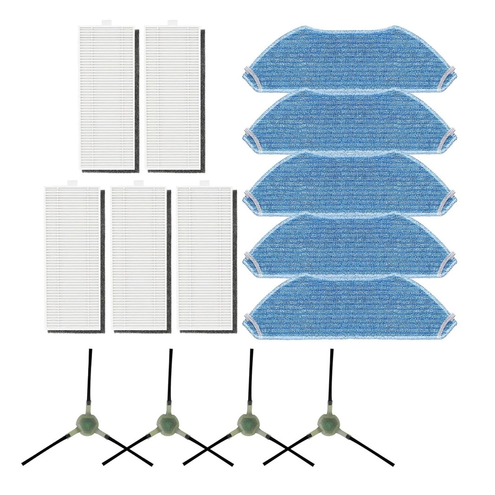 AIHDBCL Compatible For Lefant， M1 M2Pro M2sPro Robot Vacuum Cleaners Parts Mop Cloths Kit