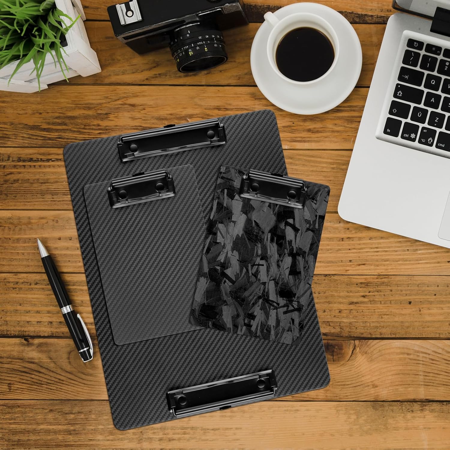 Carbon Fiber Clipboard 8.5x11IN,Professional Writing Pad Portable Clipboards for Students, Kid, Women, Home Office Supplies & School Supplies