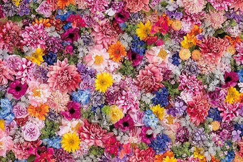 Ingooood - Rompecabezas de 1000 piezas- Serie Tranquila- Flower_IG-0439 Rompecabezas de madera de entretenimiento Juguetes