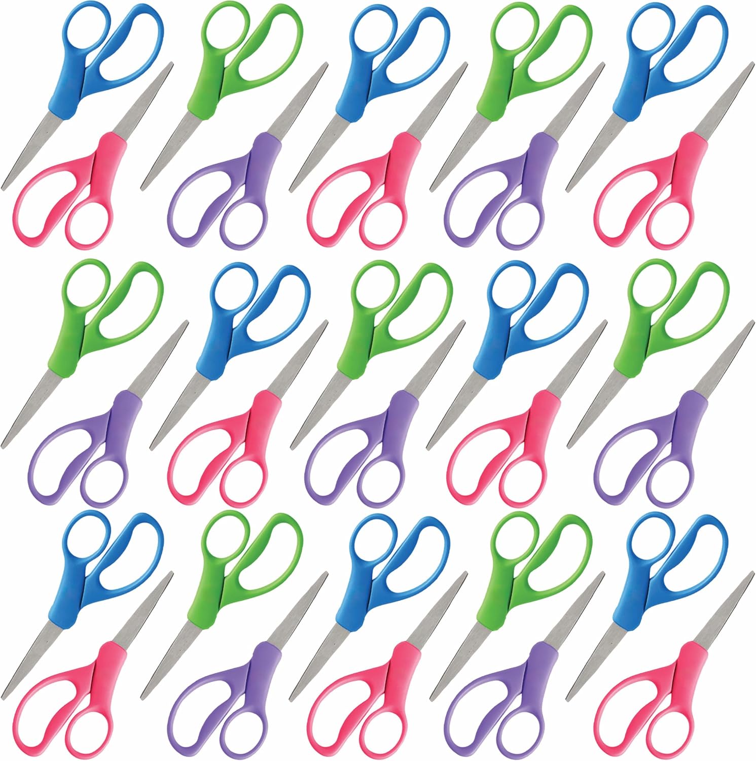 Basix by Westcott 30-Pack of 6" Kids Scissors