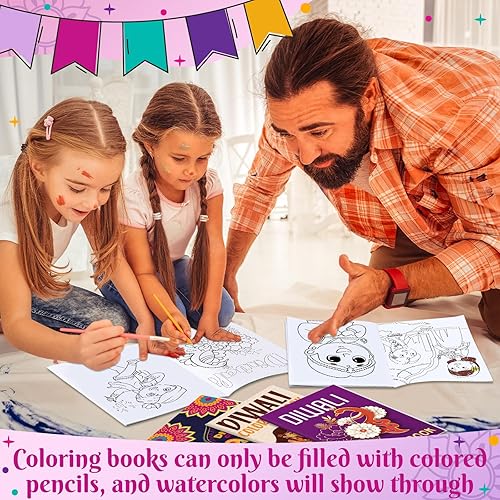 Vista 35 de Liliful 144 libros para colorear de Feliz Navidad a granel para niños, libros de actividades de invierno, recuerdos de fiesta, libro de dibujo