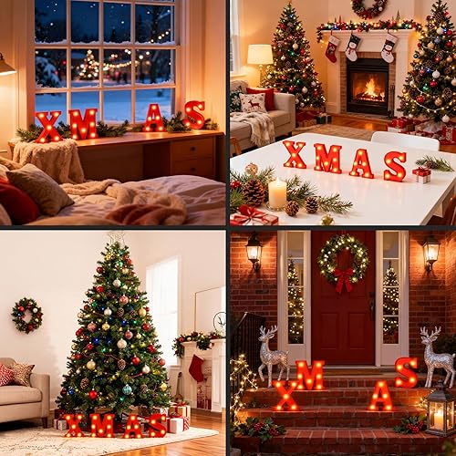 Miniatura 6 de Letrero LED de Navidad, letrero de luz de Navidad