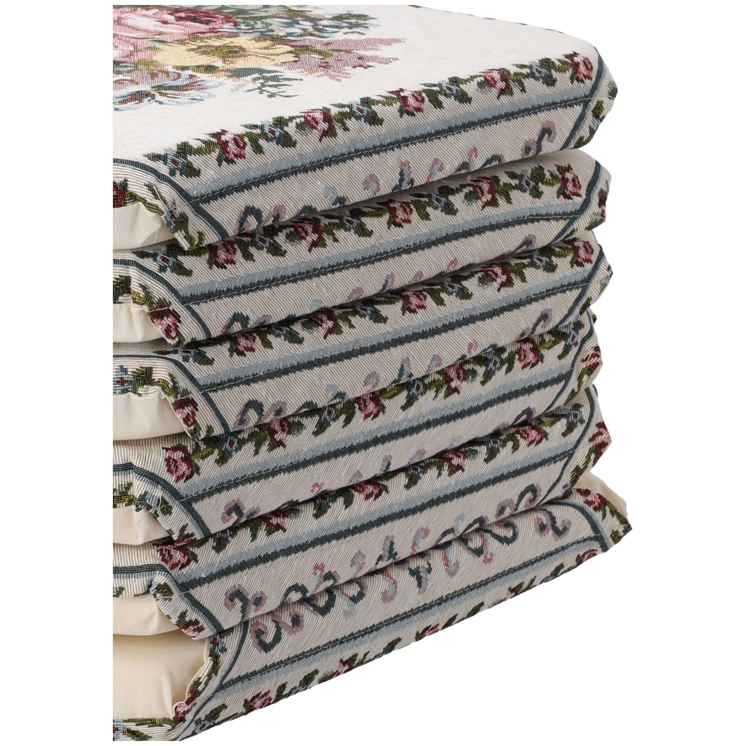 Cuscino coprisedia Imbottito con Alette Italia Cuscino Sedia Cucina Sfoderabile - Set 6 PCS