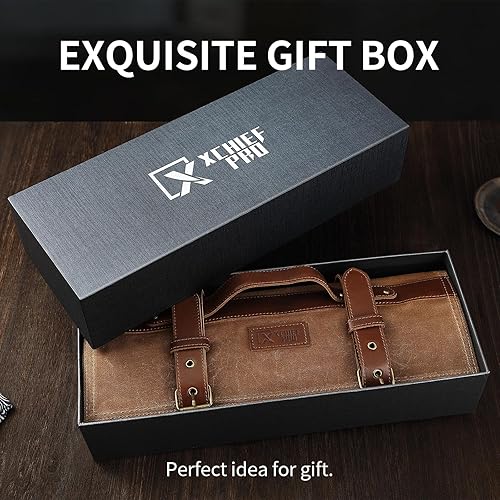 Miniatura 7 de Juego de cuchillos de chef, cuchillo de carnicero para deshuesar carne forjada a mano, cuchillo de carnicero, acero de alto carbono, juego de