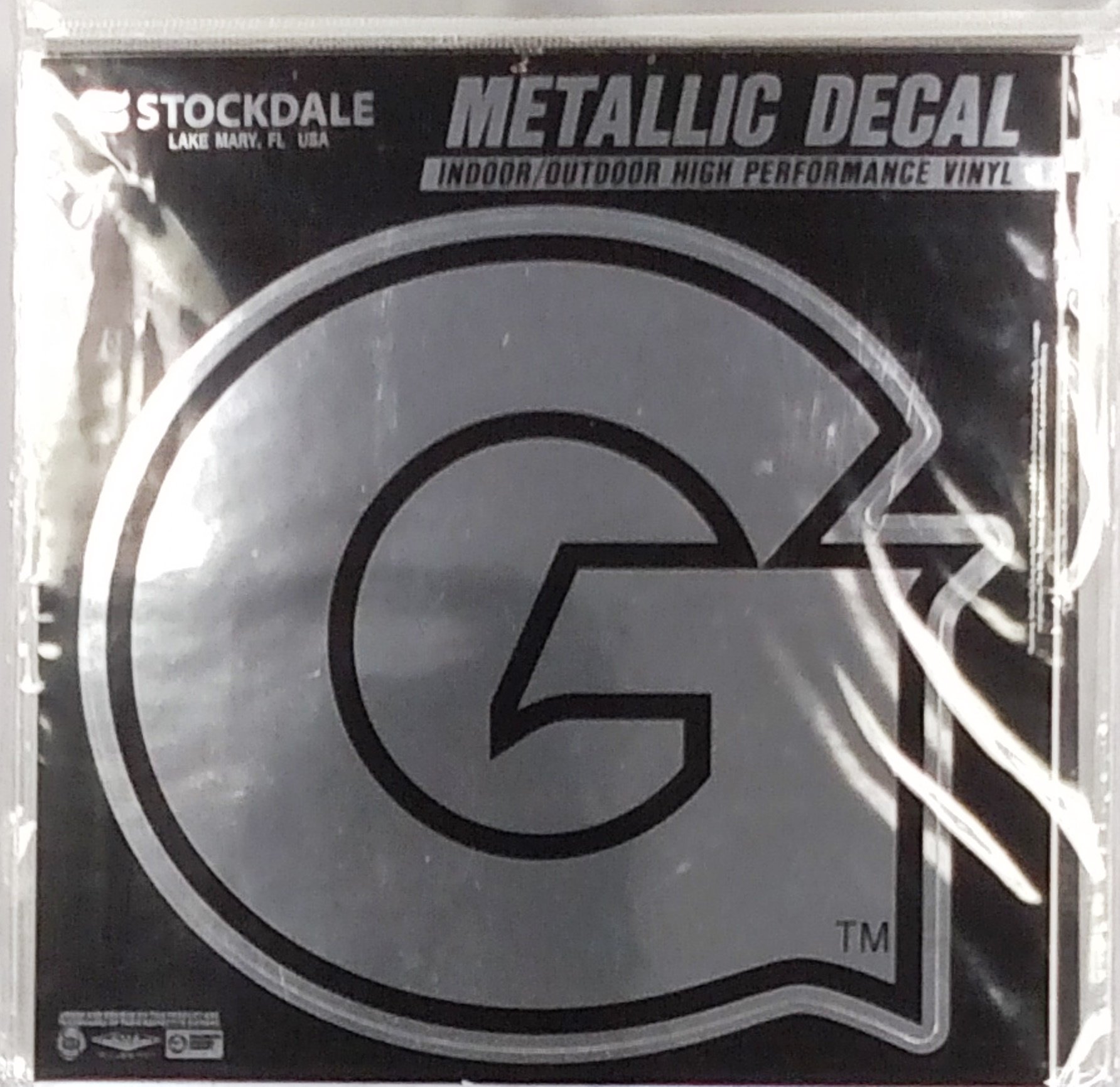 Georgetown University S47845 Metallic Window Decals