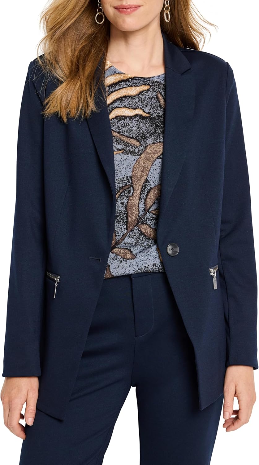 NIC+ZOE womens Ponte Zip Jacket - Image 2