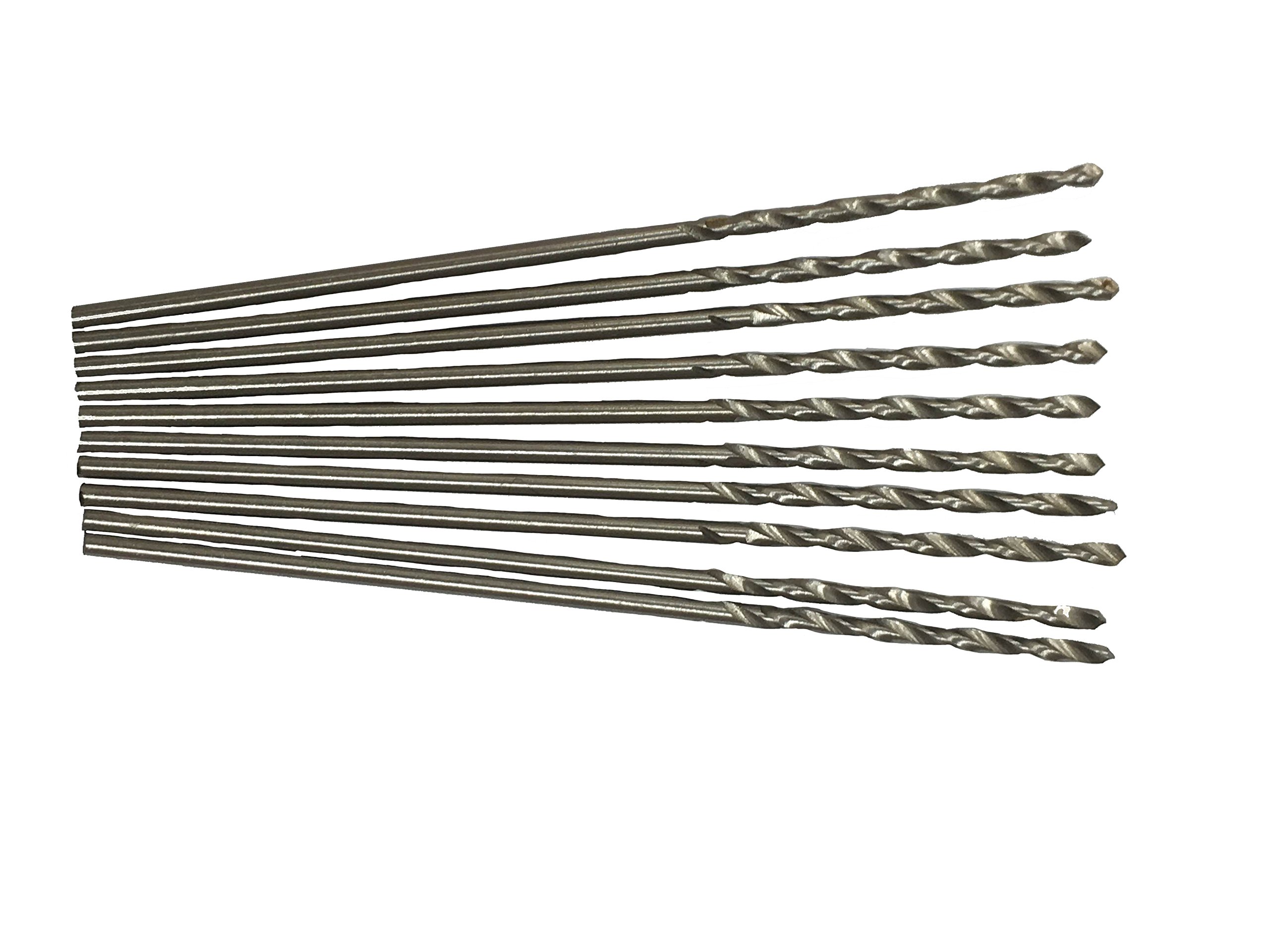 HSS Jobbers Twist Drill Size # 67, 0.81mm, 0.032' Made in The U.K. (Dormer) Package of 10 bits