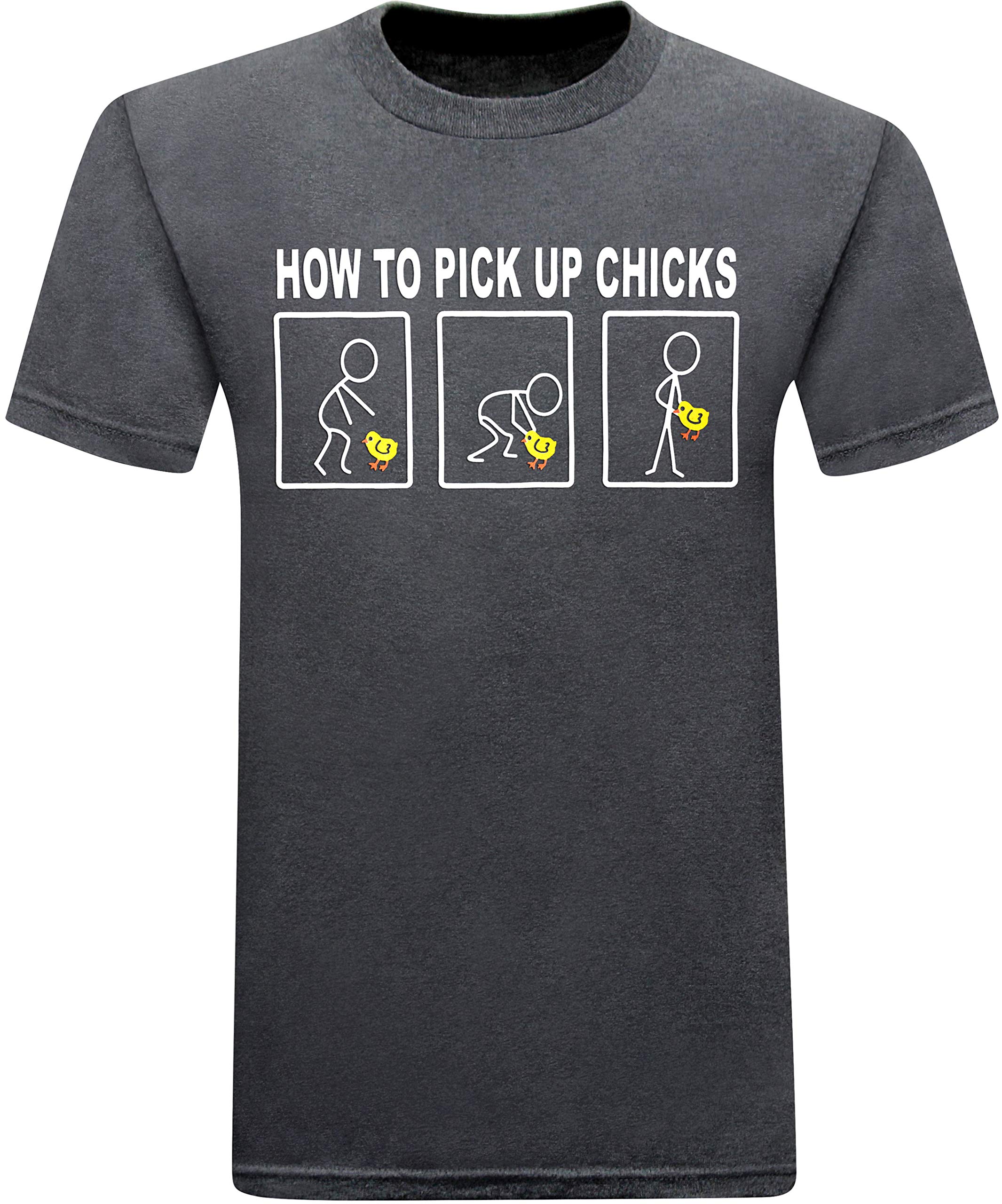 tees geekT Shirts Funny How to Pick Up Men's T-Shirt