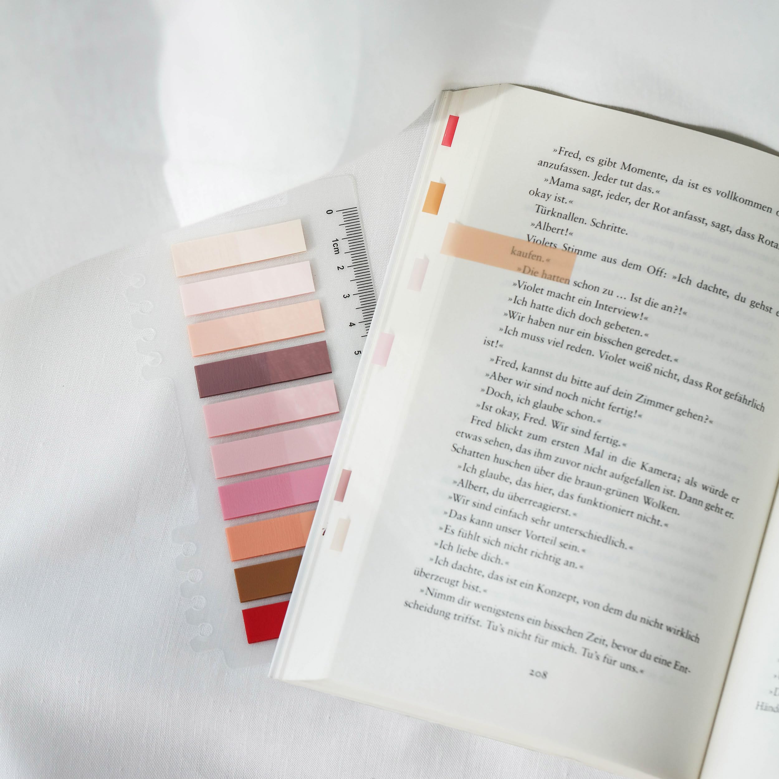 200 Foglietti Adesivi Grigi - Post-it Scrivibili, Autoadesivi, Con Righello, Per Organizzazione - Foto 3