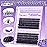 Yawamica Lash Clusters Kit DIY Lash Extension Kit with Bottom Lashes Fluffier Wispy Cluster Eyelash Extension 10-18MM 60D+80D Individual Lashes Kit with Lash Bond and Seal and Applicator for Beginners