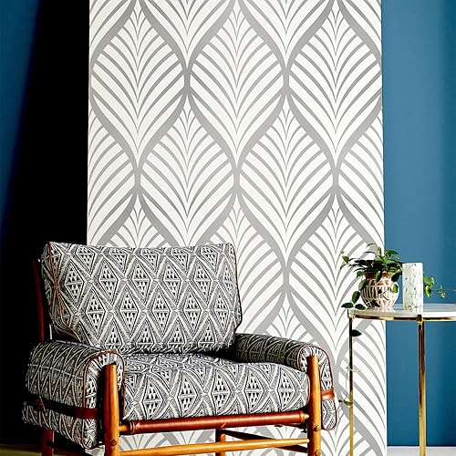 Miniatura 49 de Papel tapiz bohemio dorado, papel de contacto autoadhesivo geométrico, papel de vinilo extraíble, rollo de papel de pared para dormitorio, estante