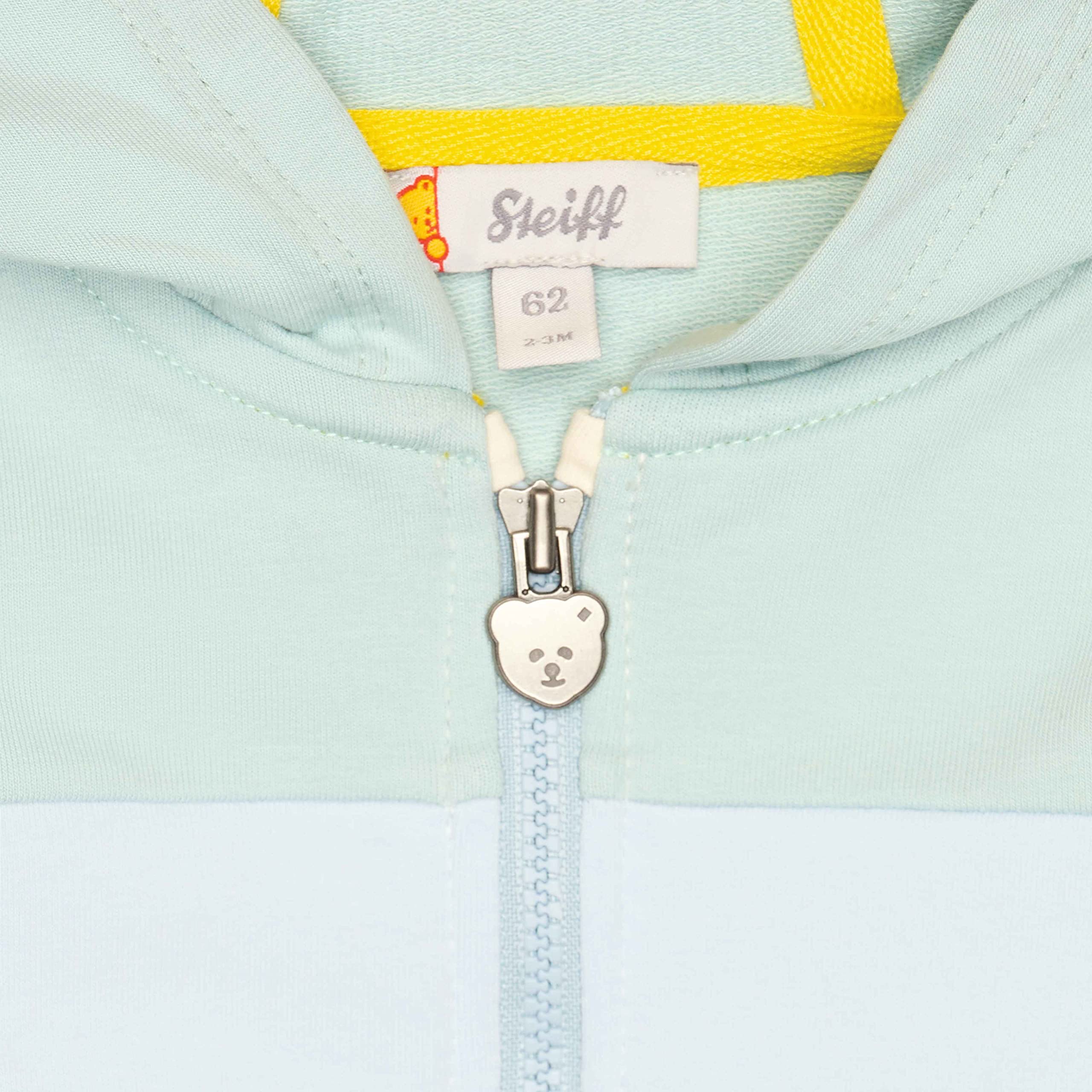 Steiff Baby-Jungen Sweatjacken mit Kapuze Übergangsjacke