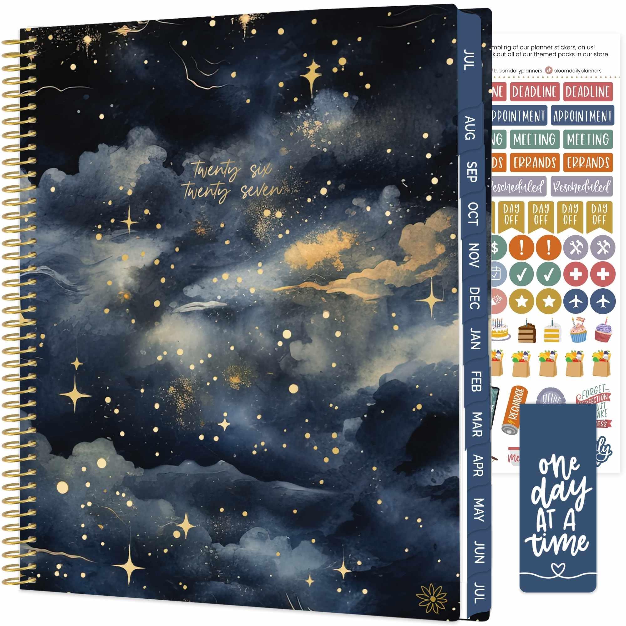 bloom daily planners 2026-2027 (8.5" x 11") Academic Year Day Planner (July 2026 - July 2027) - 13 Months Weekly & Monthly Dated Agenda Organizer with