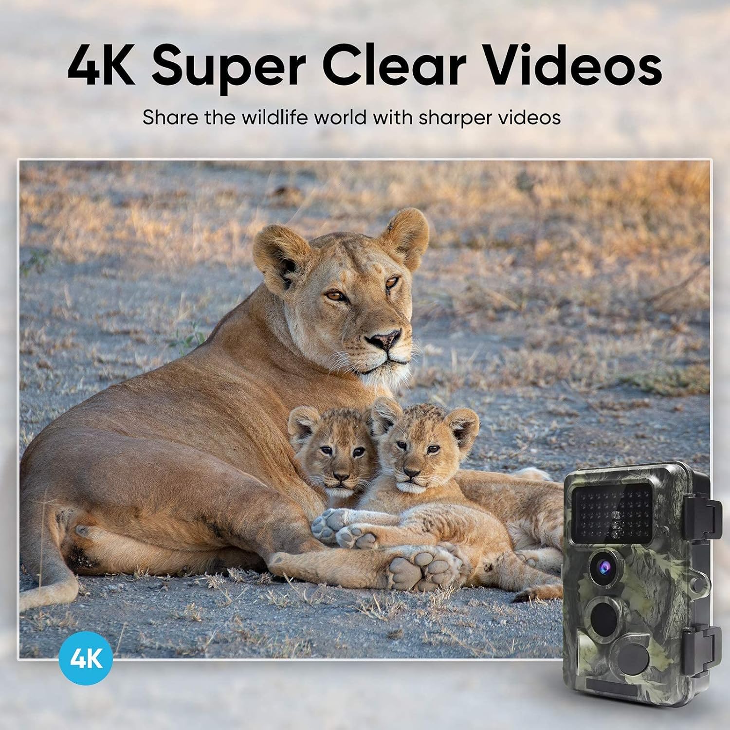 Exclusive Discount 🔥 4K 30MP Trail Camera, WiFi Bluetooth 940nm No Glow Night Vision Hunting Game Camera 3 PIR 120° Wide 65ft Trigger IP66 Waterproof 2.4”LCD Screen for Wildlife Monitoring, Home Security Exclusive 4K 30MP Trail Camera, WiFi Bluetooth 940nm No Glow Night Vision Hunting Game Camera 3 PIR 120° Wide 65ft Trigger IP66 Waterproof 2.4”LCD Screen for Wildlife Monitoring, Home Security