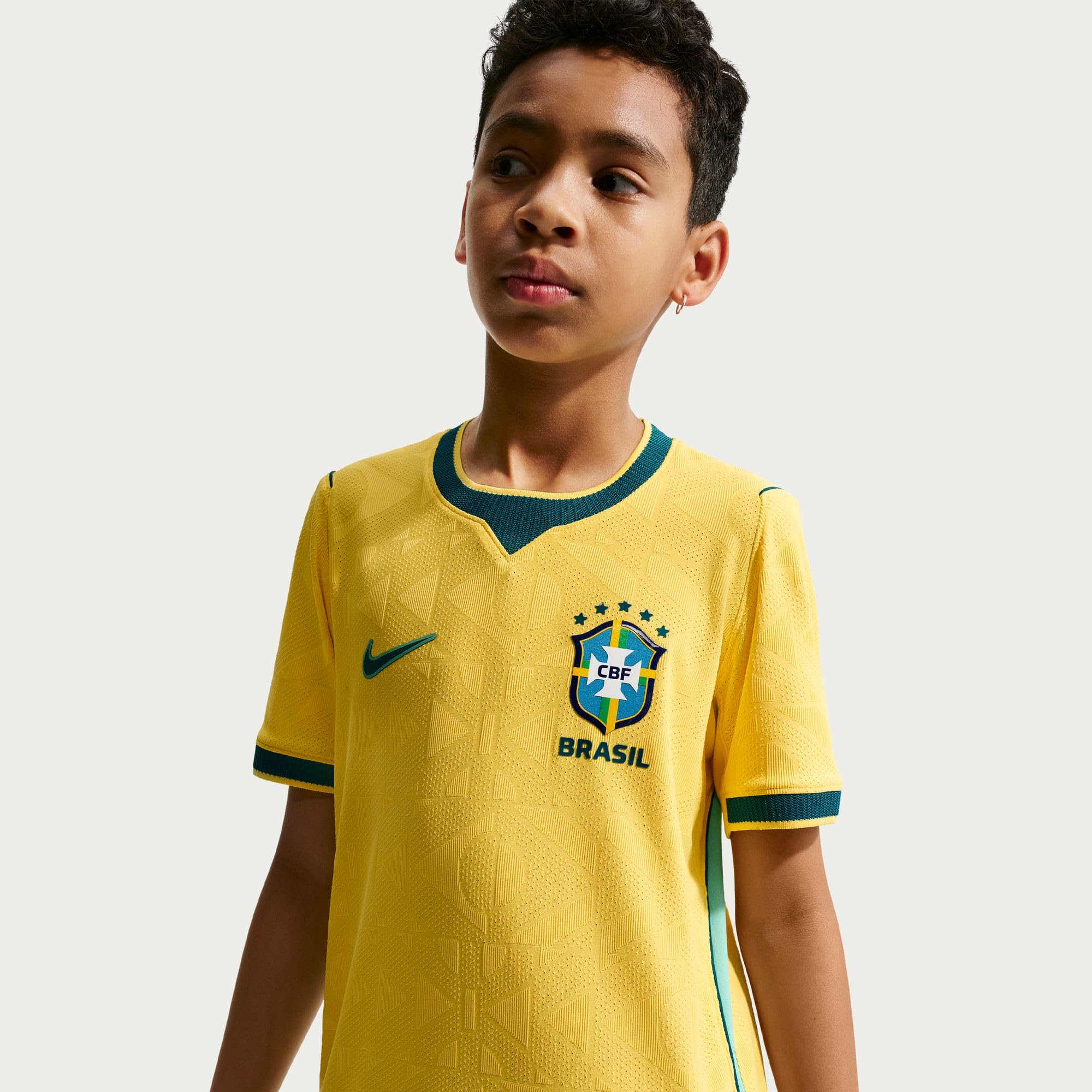 Nike Brasilien 2026 Heimspiel Nike Aero-fit Authentic Fußballtrikot Für Ältere Kinder Camiseta de fútbol Unisex niños