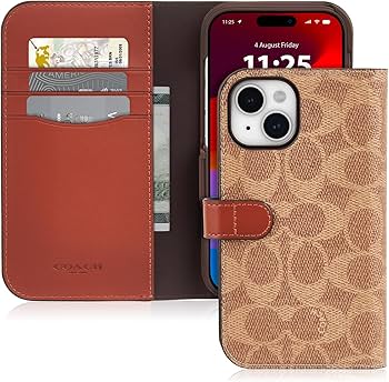 Amazon.com: Coach Signature Canvas Two Piece Detachable Wallet