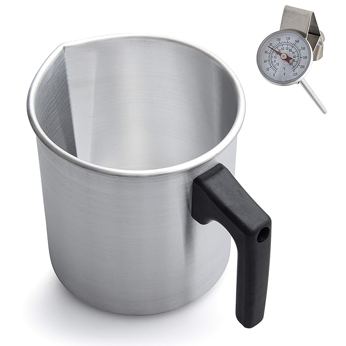 Buy Aretelasi Candle Making Pouring Pot Aluminum Pitcher Holds up to