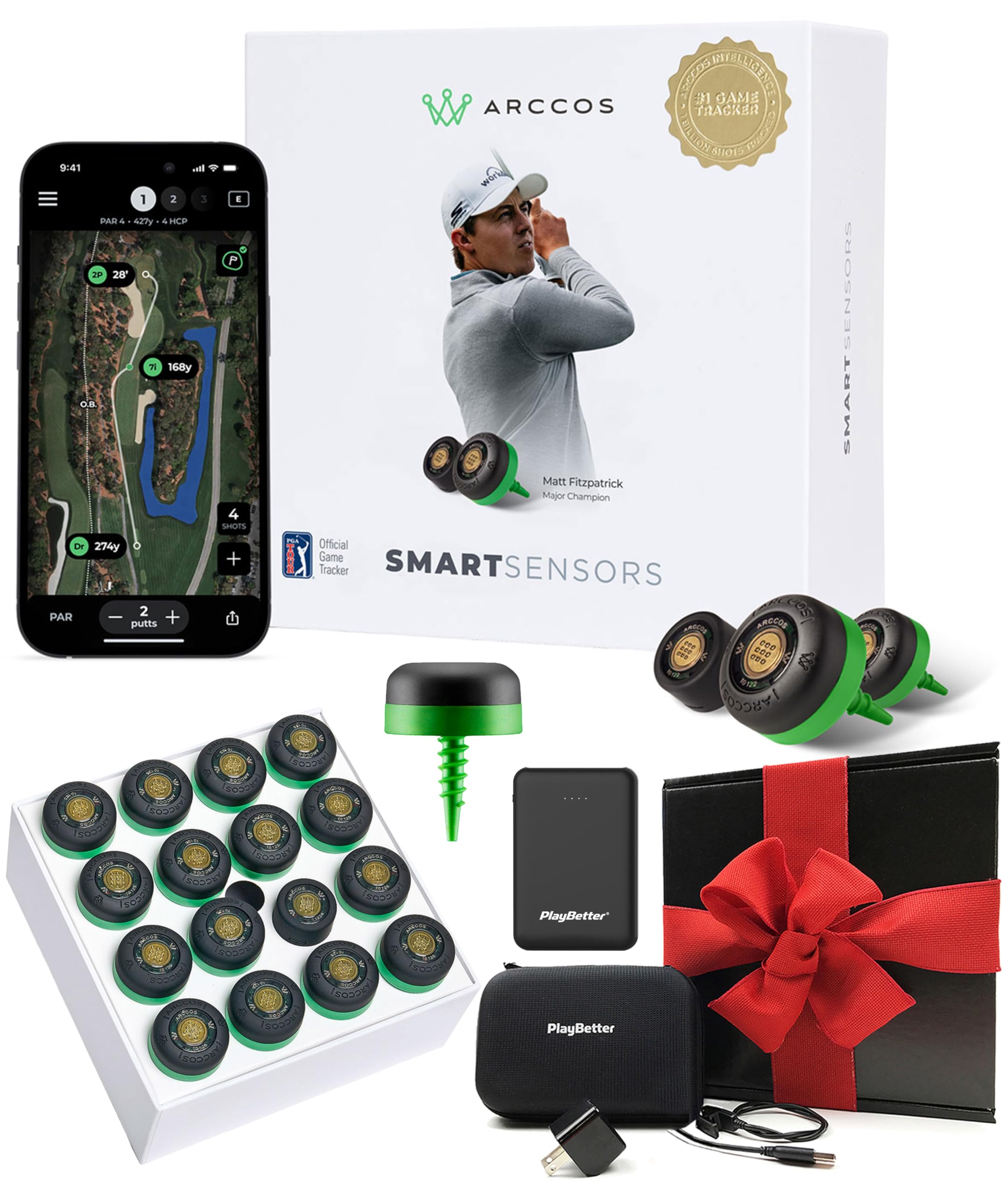 Arccos Caddie Smart Sensors 14個セット Arccos Smart Sensor Replacement Bundles - Arccos Golf