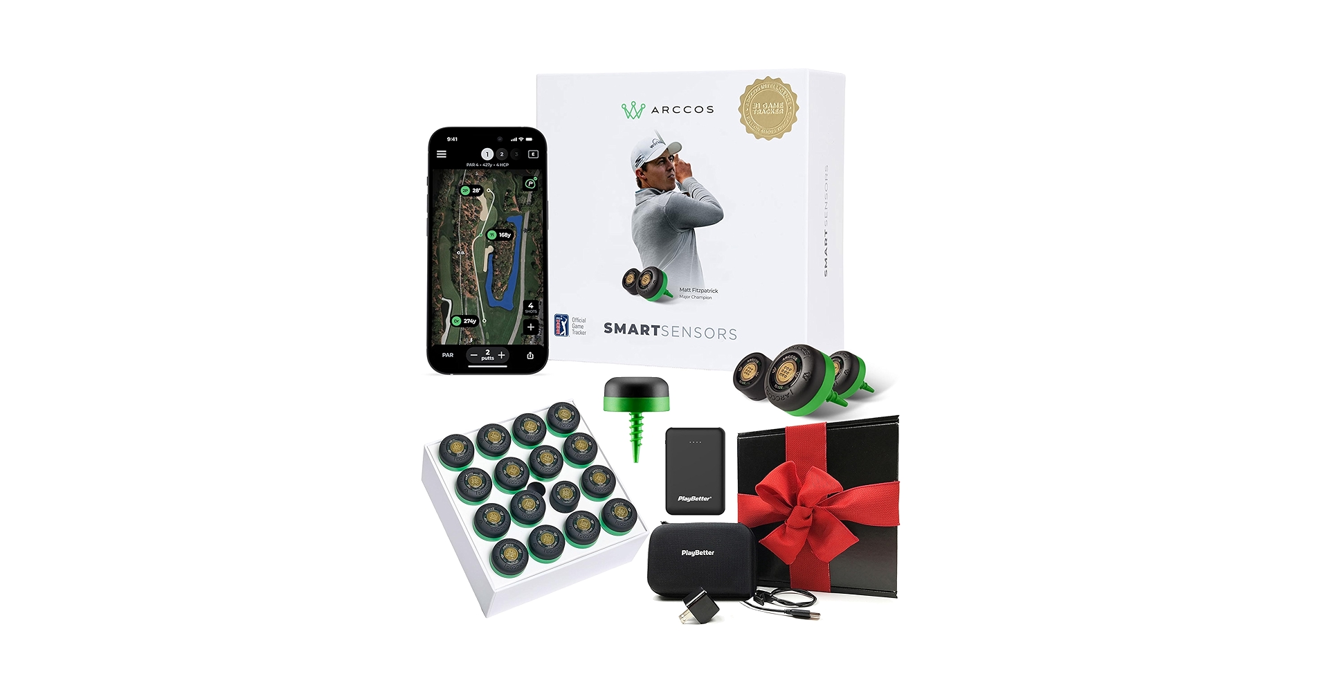 Amazon.com: Arccos Gen 4 Golf Smart Sensors Gift Box Bundle
