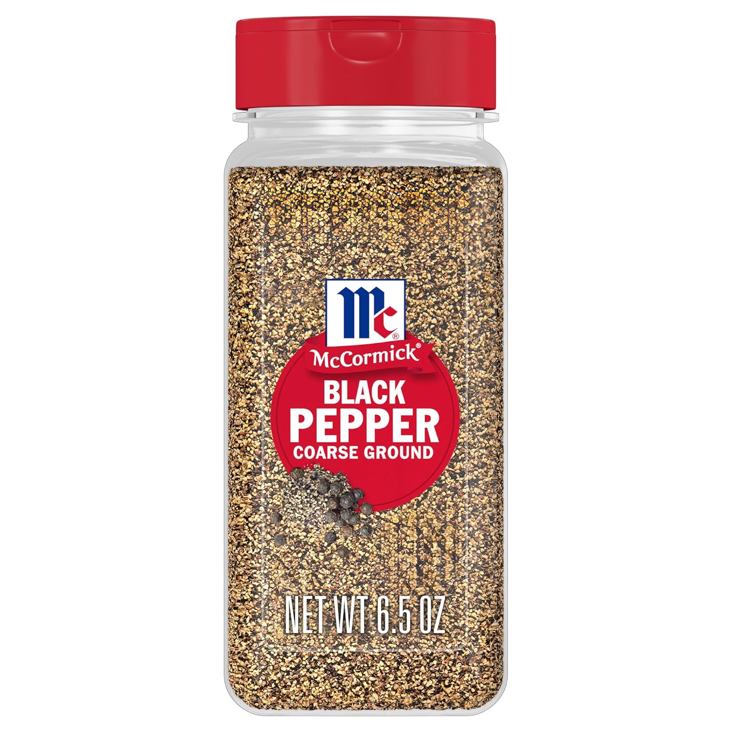 McCormick Coarse Ground Black Pepper 6.5 oz - Premium Hand-Harvested Bold Flavor for Steaks, Stews & Grills