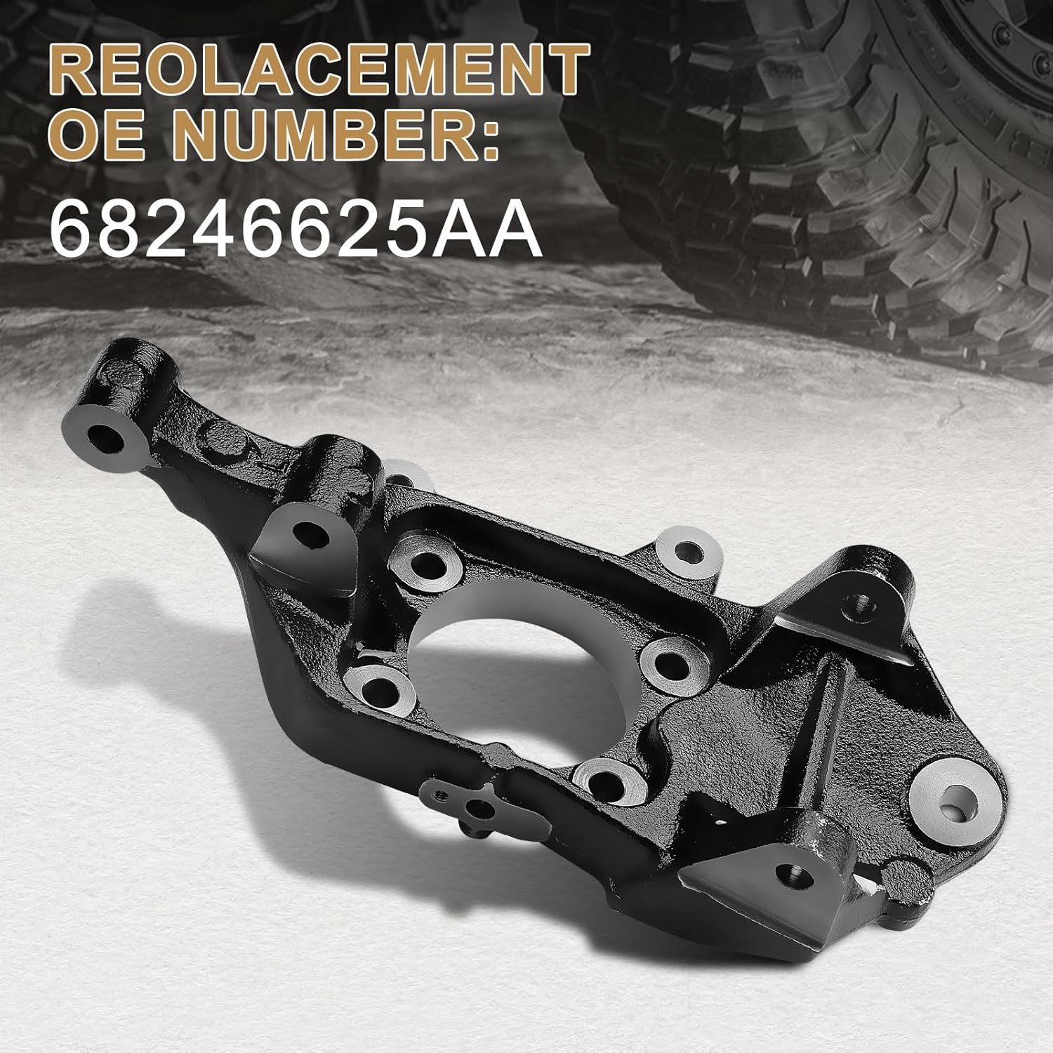 Steering Knuckle Fit for Jeep Compass 2017-2022 / Jeep Renegade 2015-2022 / Fiat 500X 2016-2022 Rear Left Driver Side # 68246625AA