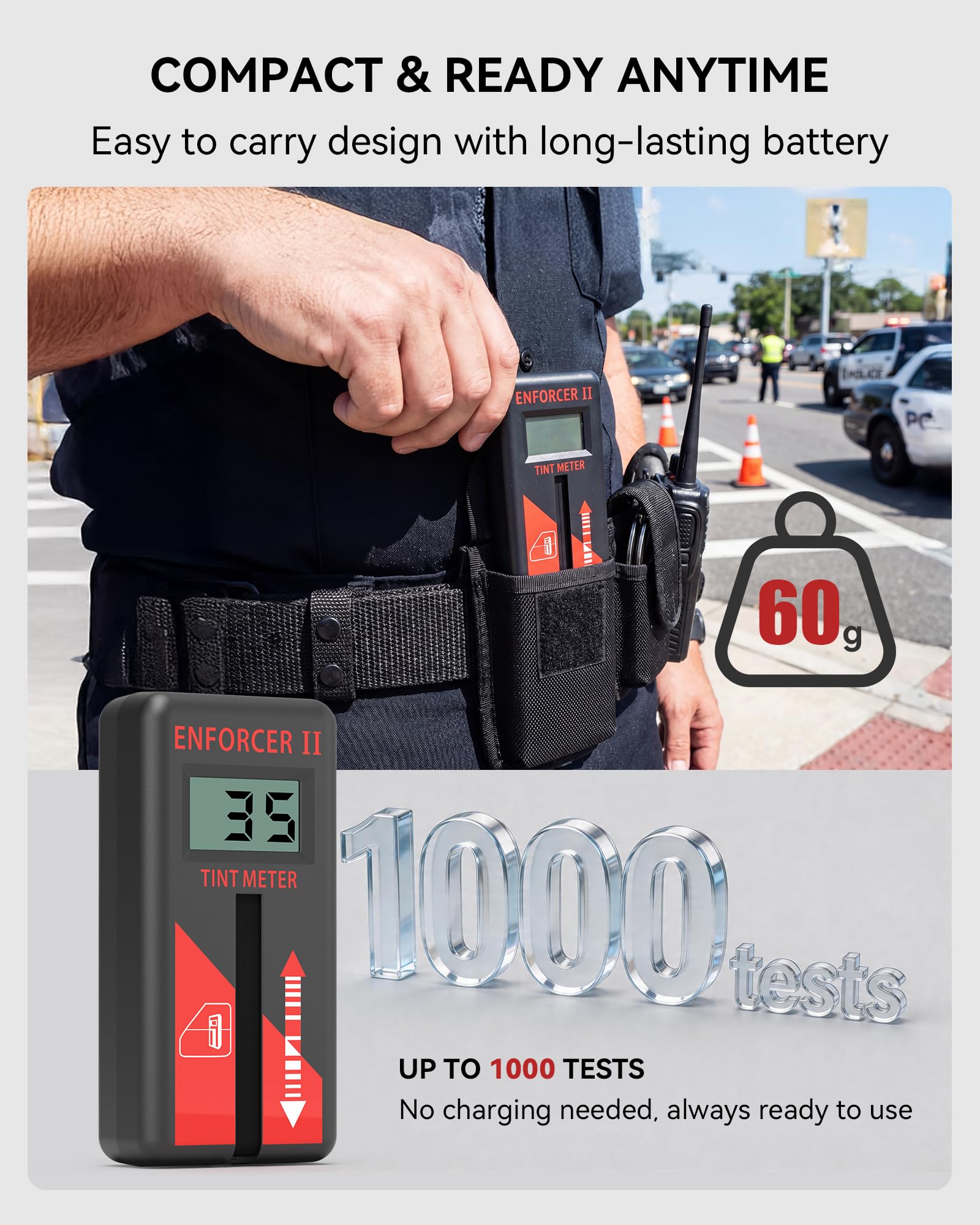 Window Tint Meter - 2% Accurate VLT Tester -6 Window Tint Meter - 2% Accurate VLT Tester -6