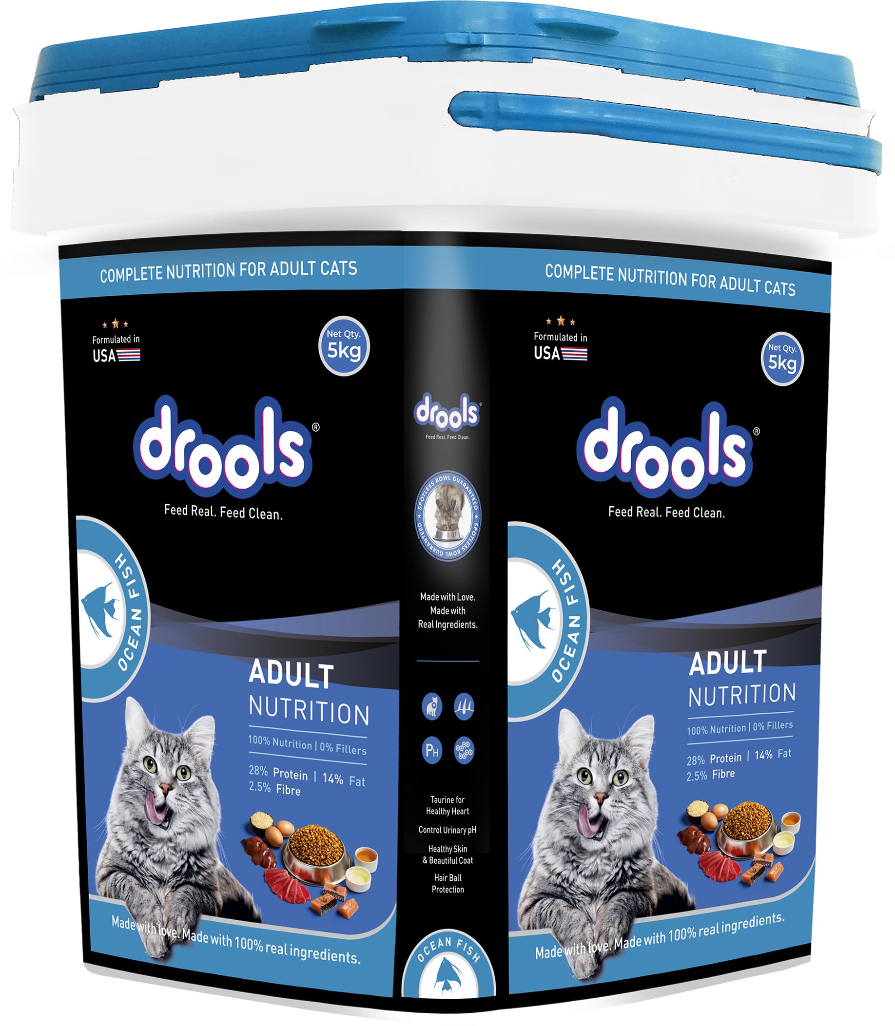 Drools Cat Dry Food Ocean Fish 5kg Conatainer