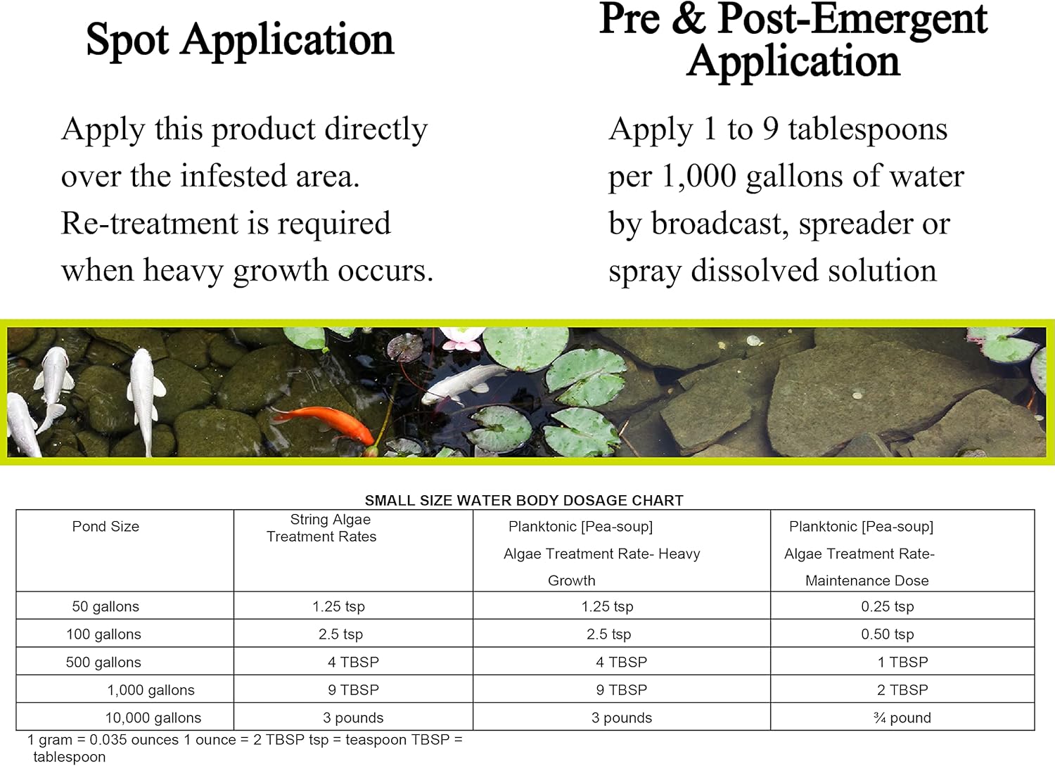 Buy Green X 1lb String Algae Remover for Koi Ponds, Fountains