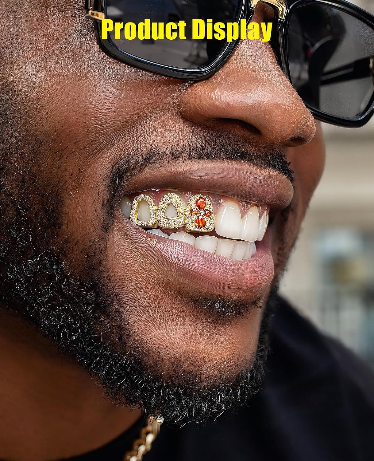 6PCS 14K Gold Grills for Your Teeth, Tooth Grillzs Jewelry Caps for Women & Men