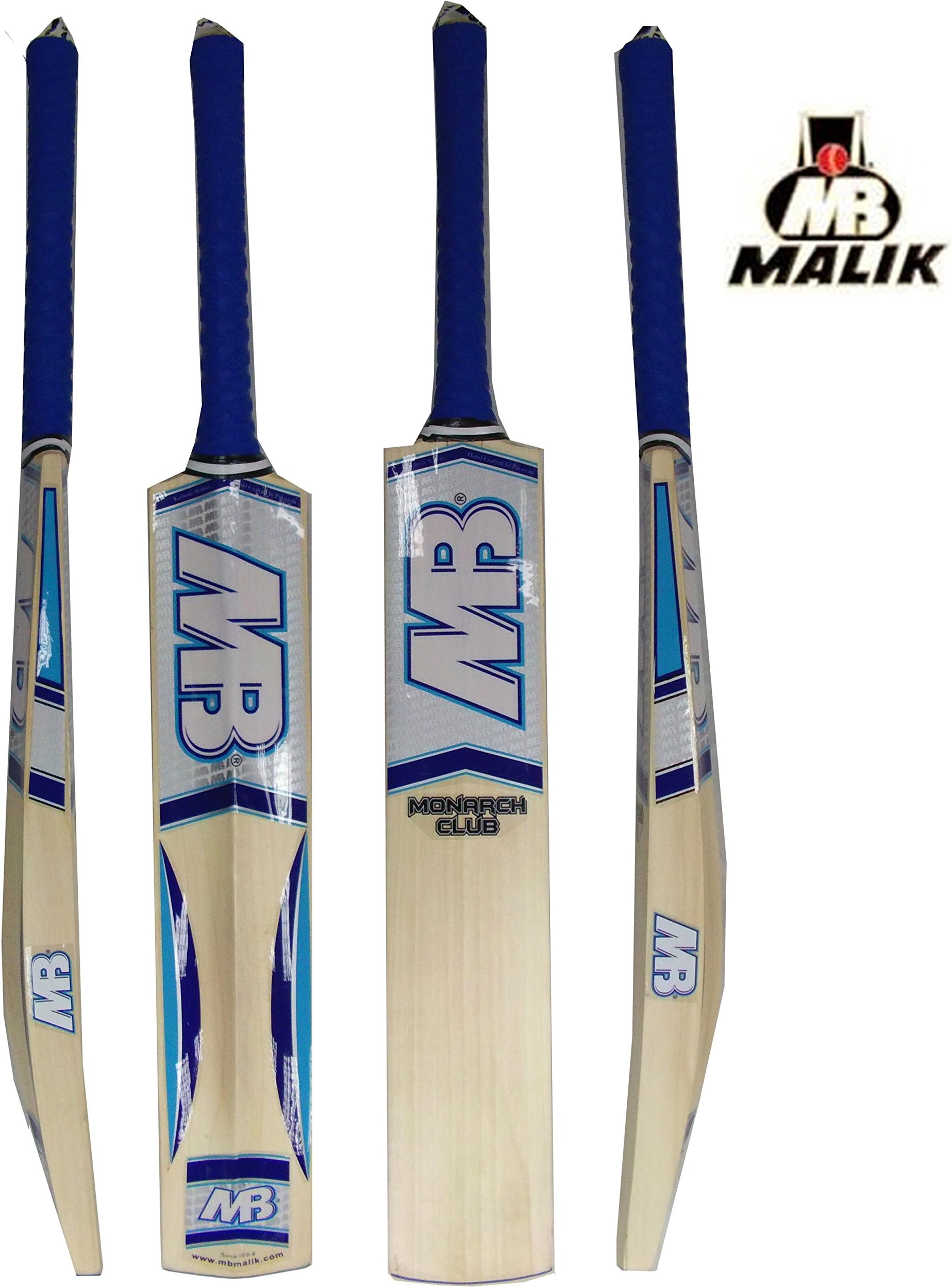 MB Malik Monarch Club Cricket Bat (Adult)