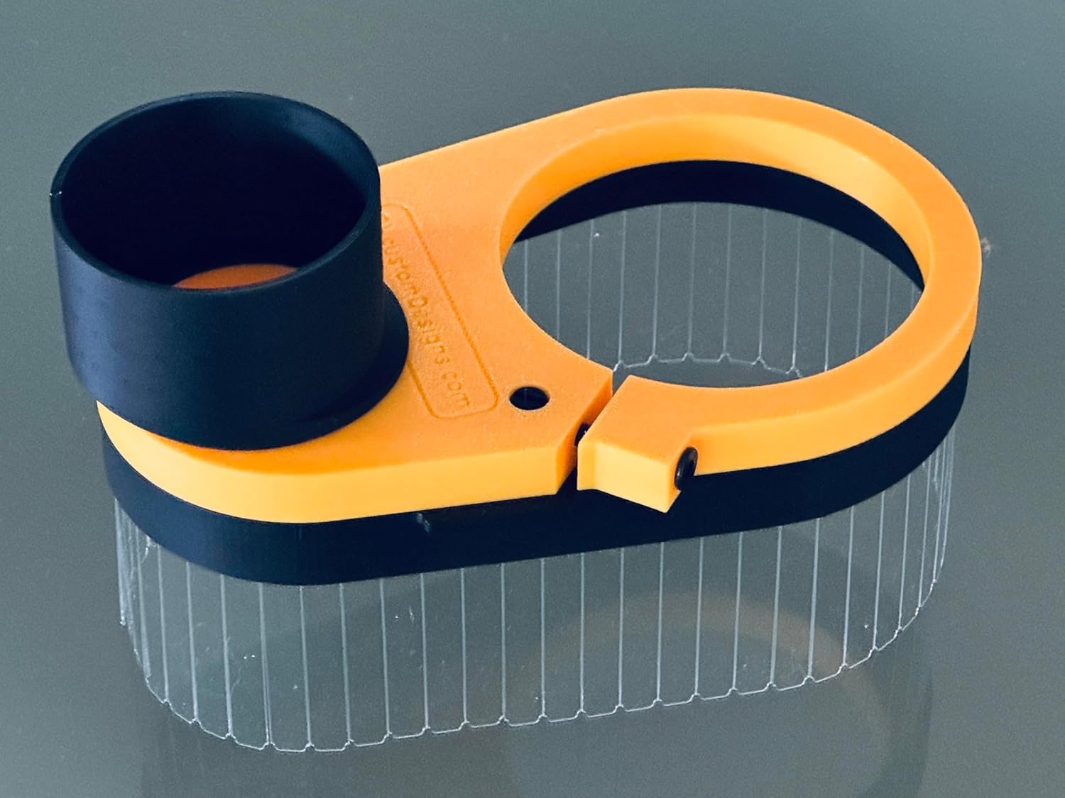 Clear Dust Boot/Shoe for CNC milling machine - 2-1/2 inch vacuum port. (69mm)