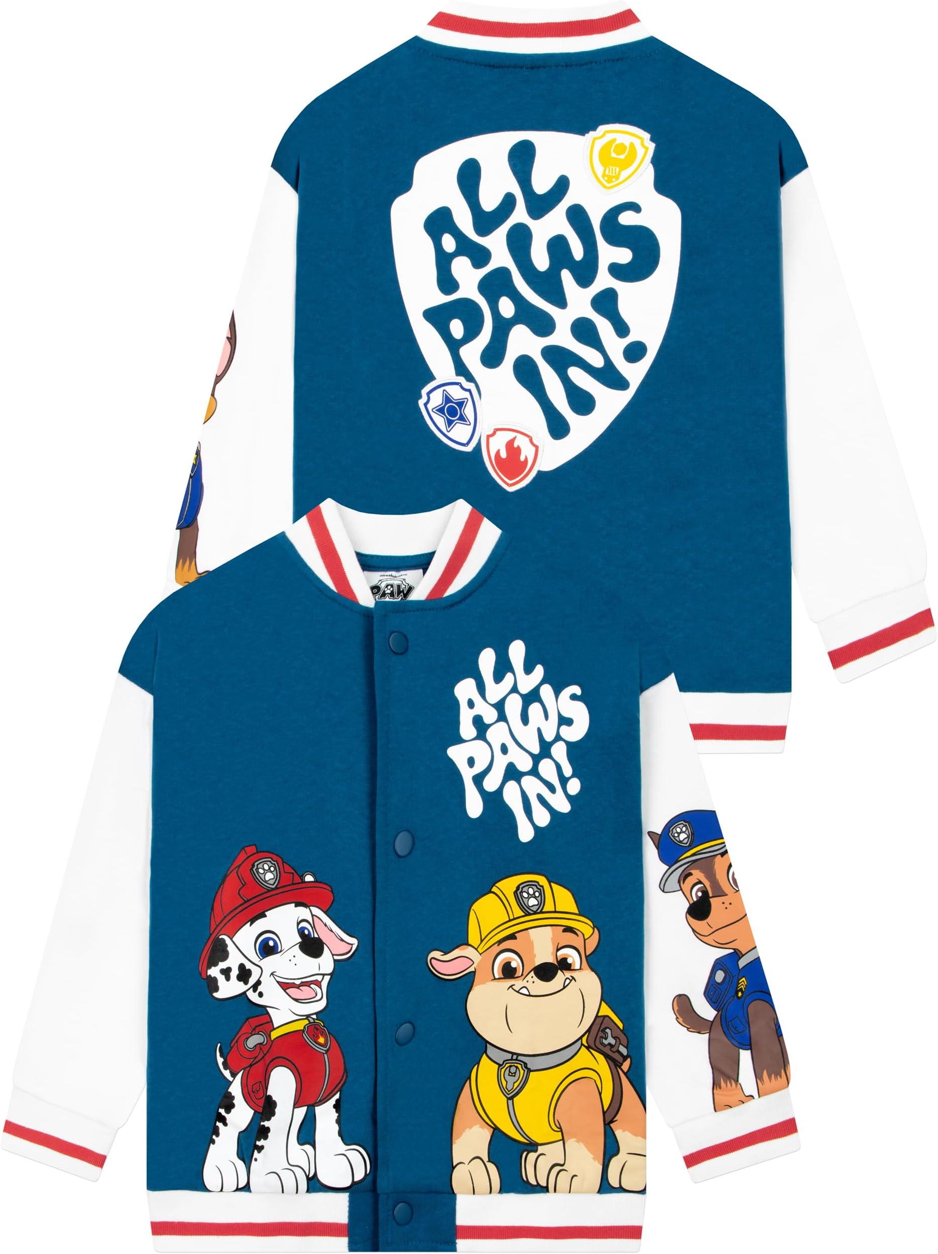 Jacket, Marshall, Rubble And Chase Boys Jacket, Cotton Bomber Jackets For Kids