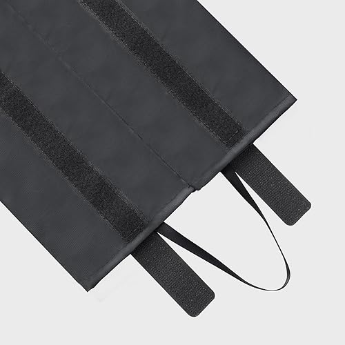 Miniatura 4 de Sunolga Tope impermeable para puerta de 36 pulgadas, bloqueador de ruido ajustable para debajo de la puerta, color gris