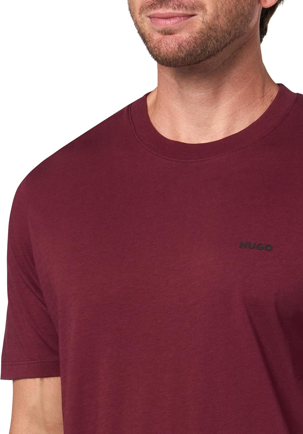 Hugo Mens Small Logo Short Sleeve T-Shirt - Image 3