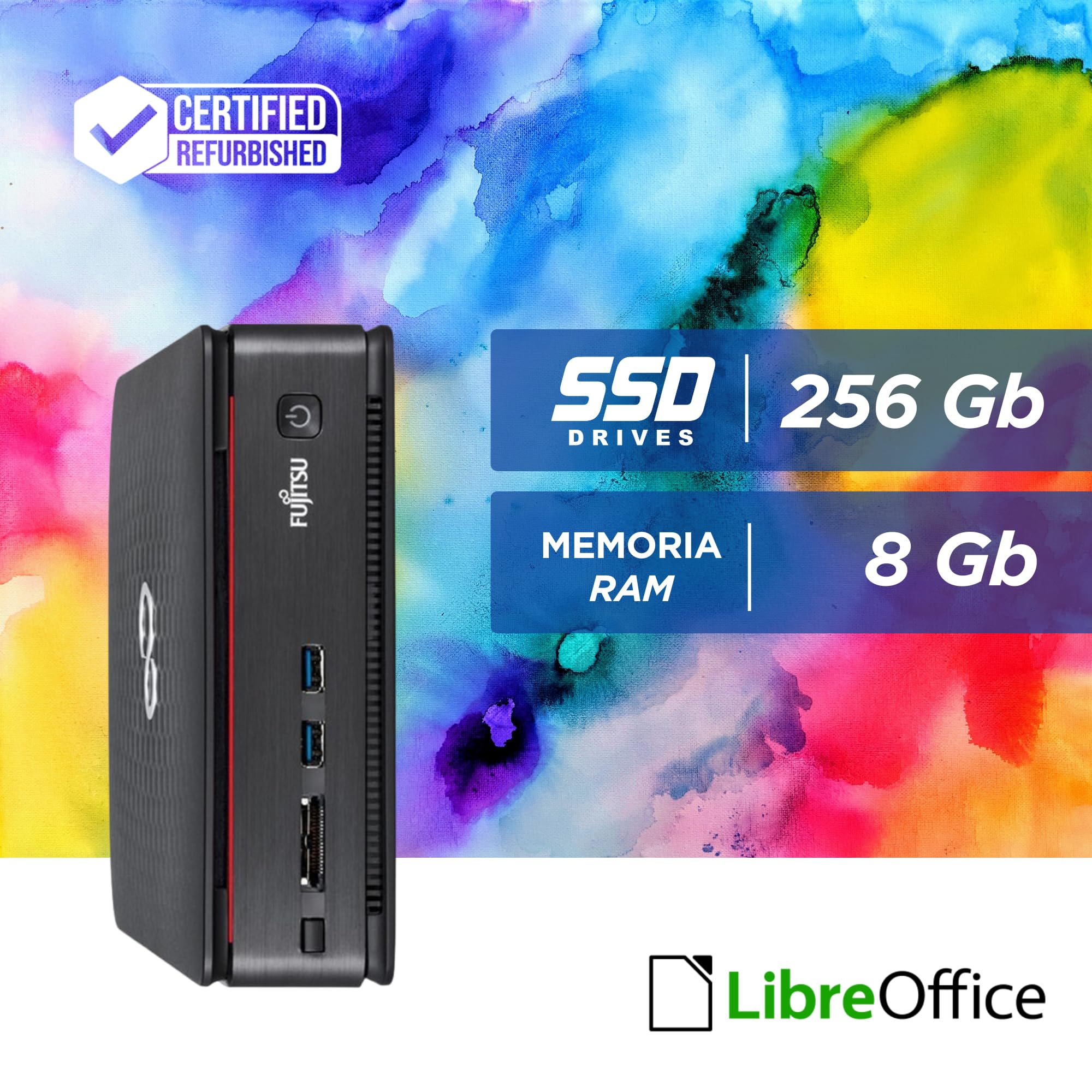 Fujitsu Esprimo - Mini Pc Computer Fisso Desktop - Intel i5-4570T