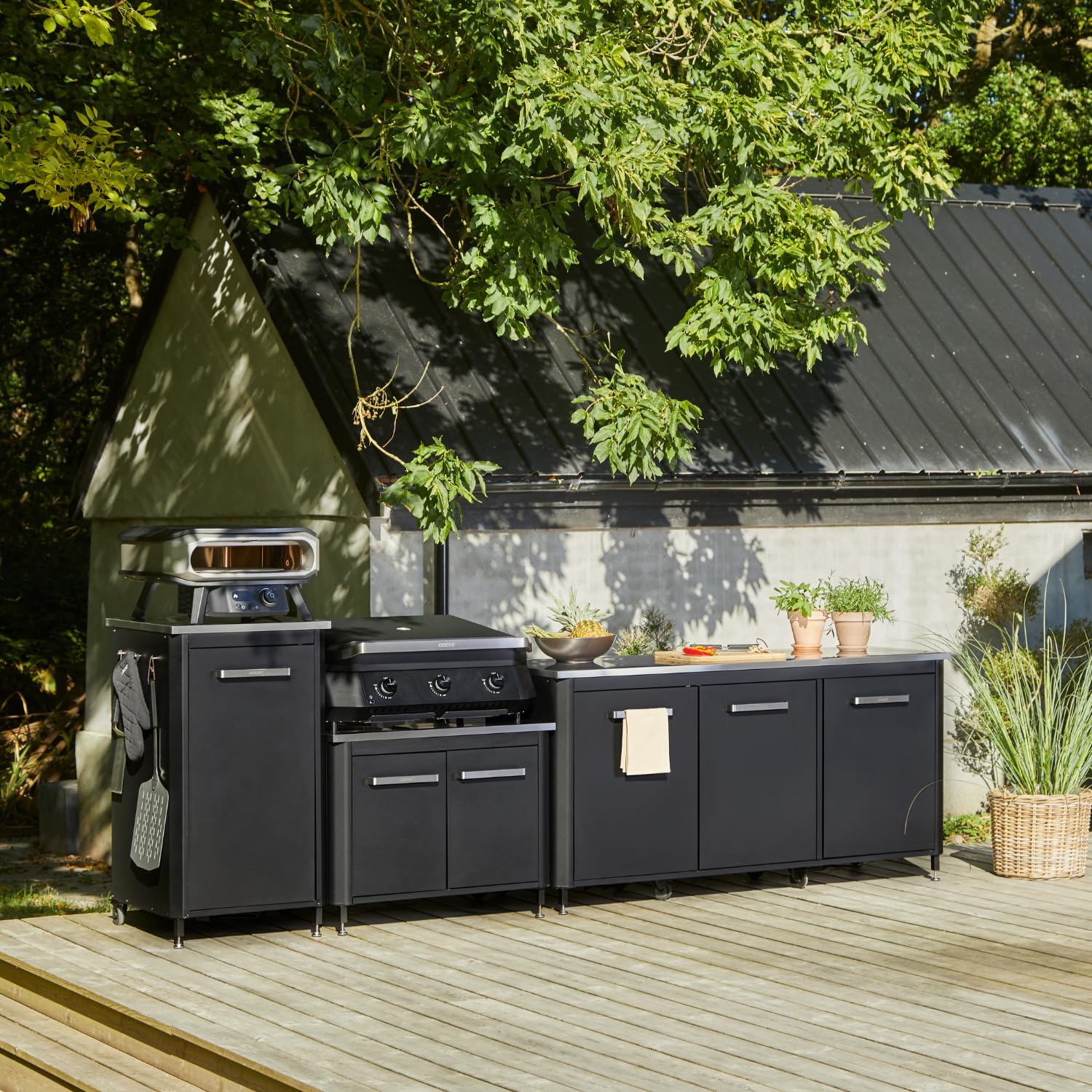 Cozze Gas Pizzaofen 17 Zoll Outdoor 50mbar mit Drehfunktion