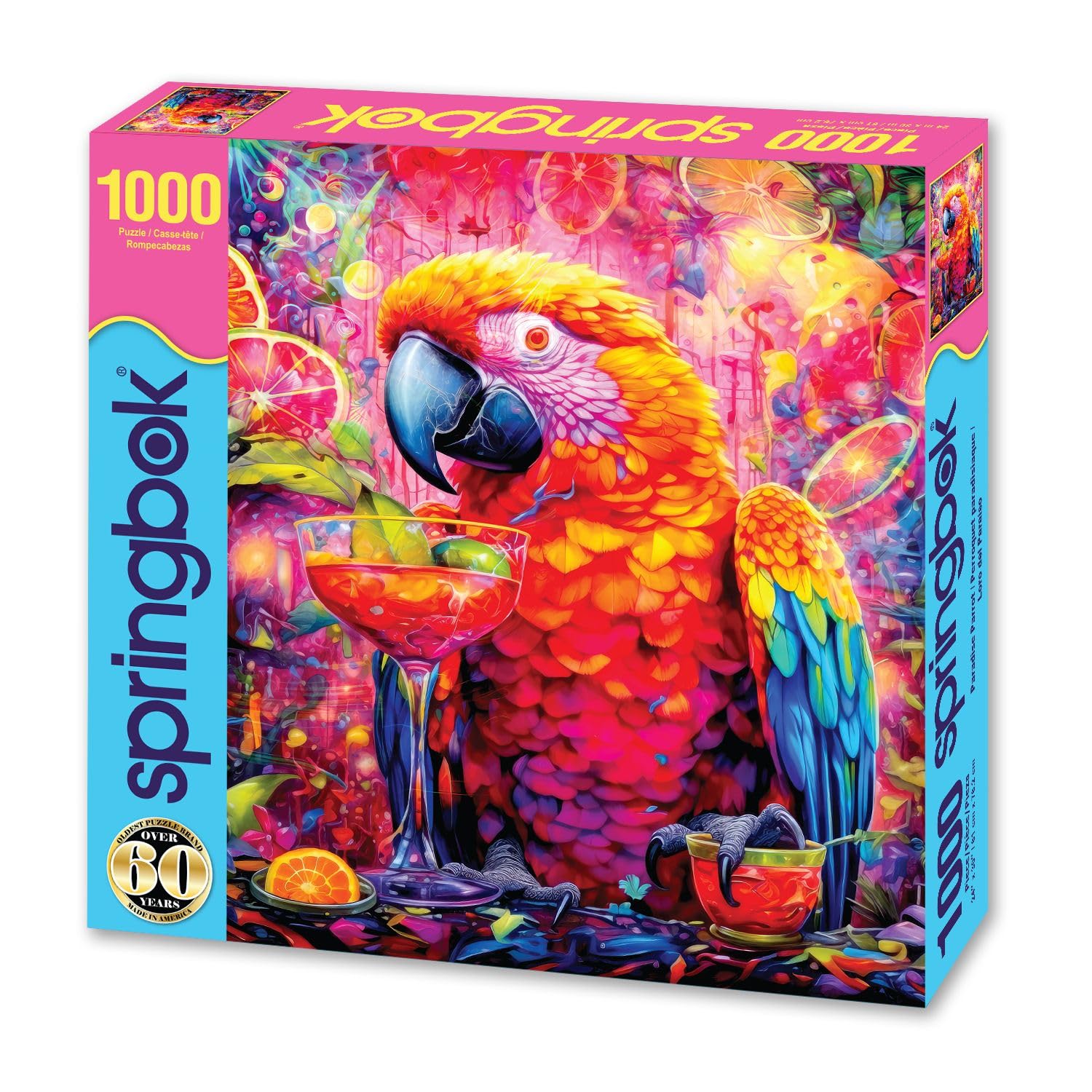 Amazon.com: Springbok Paradise Parrot 1000 Piece Jigsaw