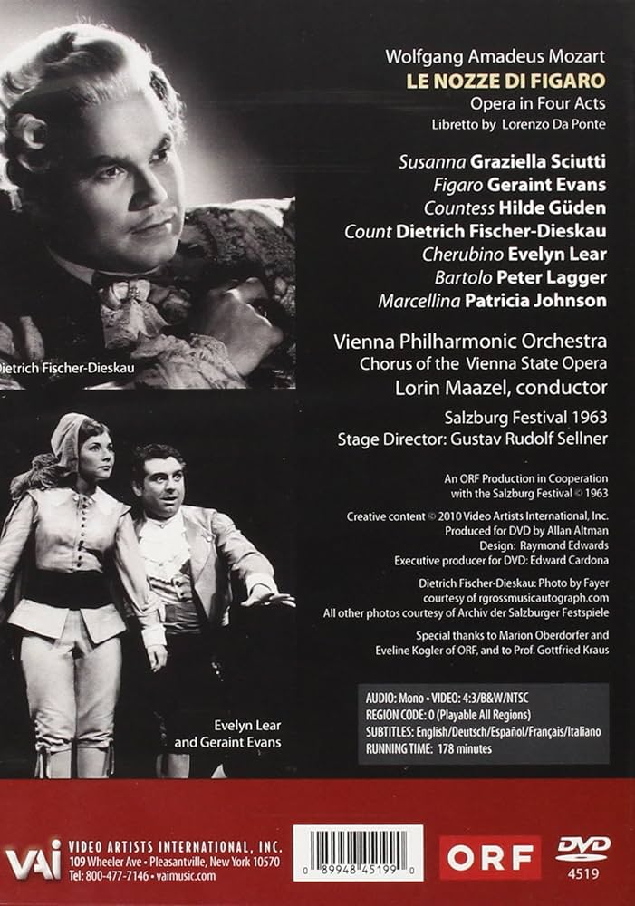 クラシック Mozart: Da Ponte Operas Le Nozze Figaro Mozart's The Marriage of Figaro