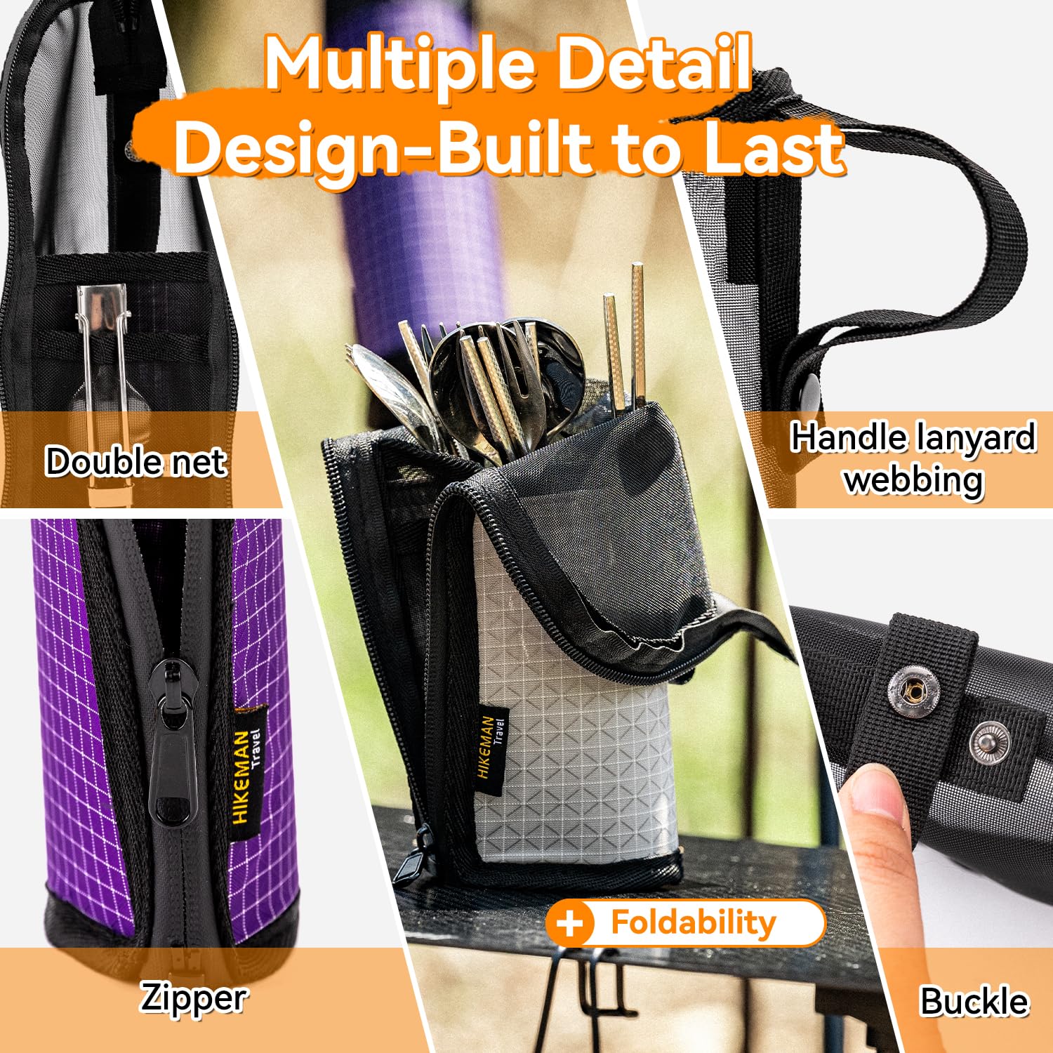 Outdoor Camping Cookware Tableware Storage Bag Cooking Utensils