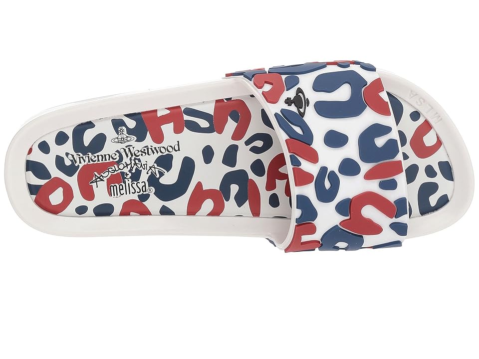 

Melissa Luxury Shoes x Vivienne Westwood Anglomania Beach Slide 02 (White/Blue/Red) Women's Shoes, Multi