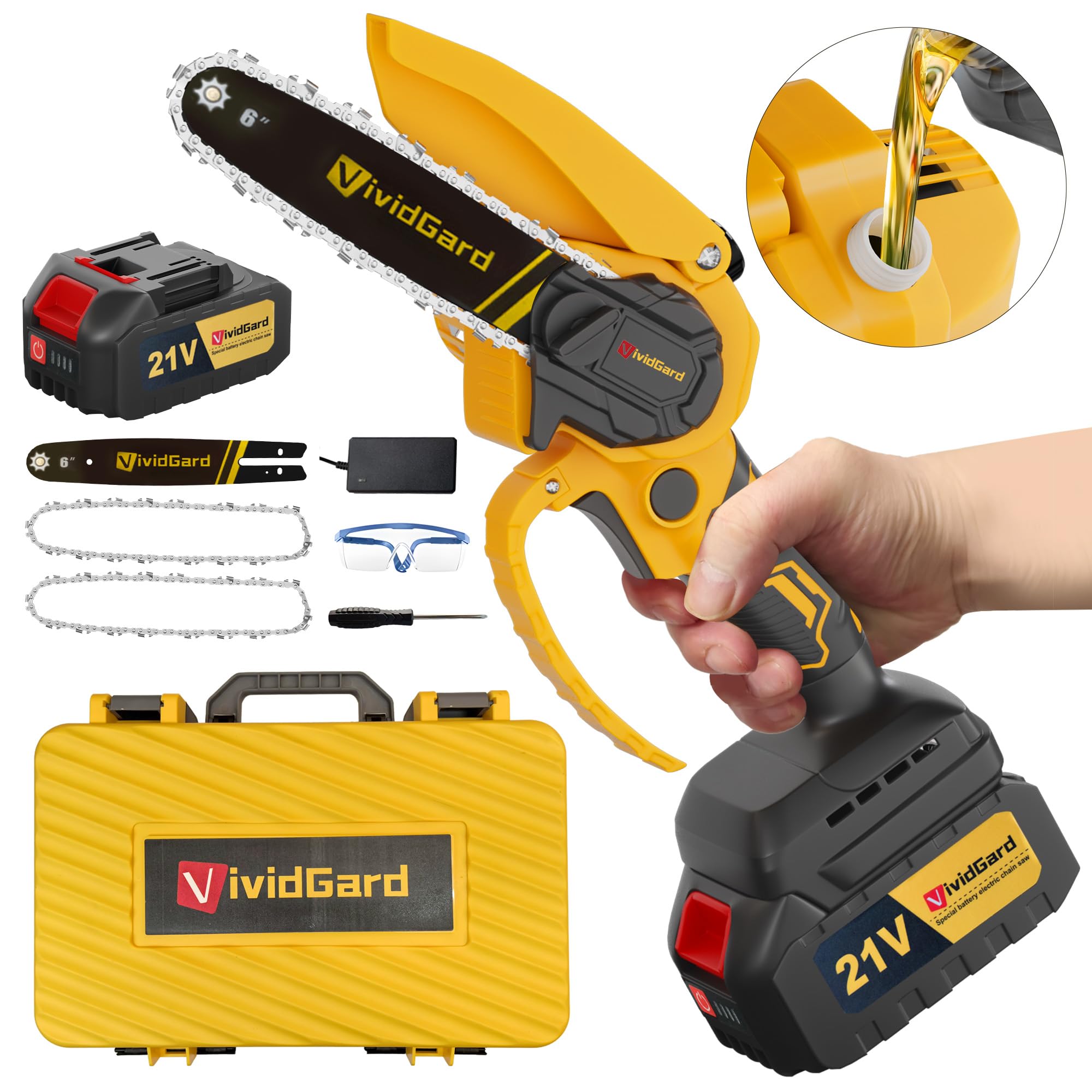 6-Inch Cordless Chainsaw