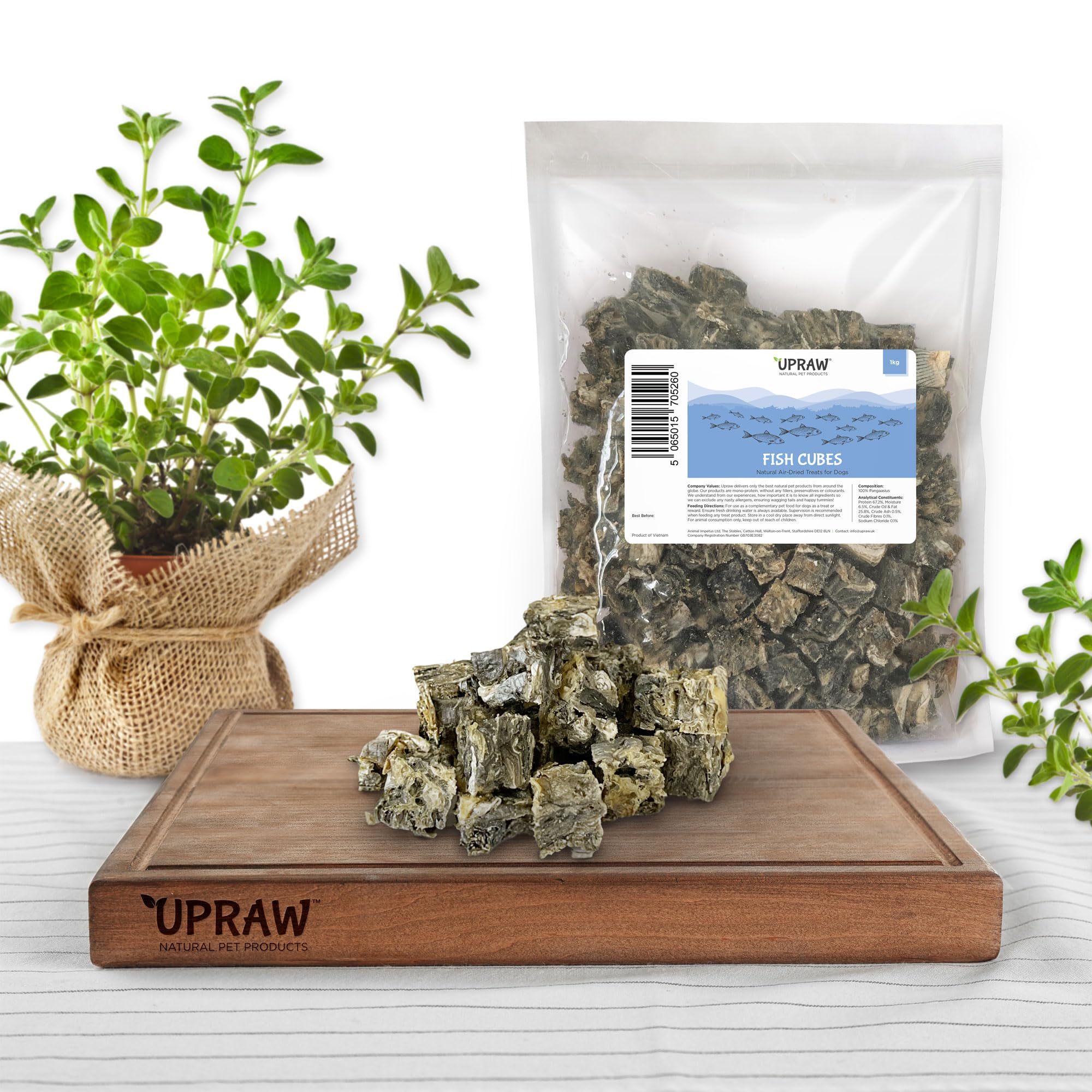 Fish Cubes, Natural Air-Dried Treats for Dogs- Great for Joints and Mobility Promotes Healthy Skin & Coat, Highly Digestible - Image 2