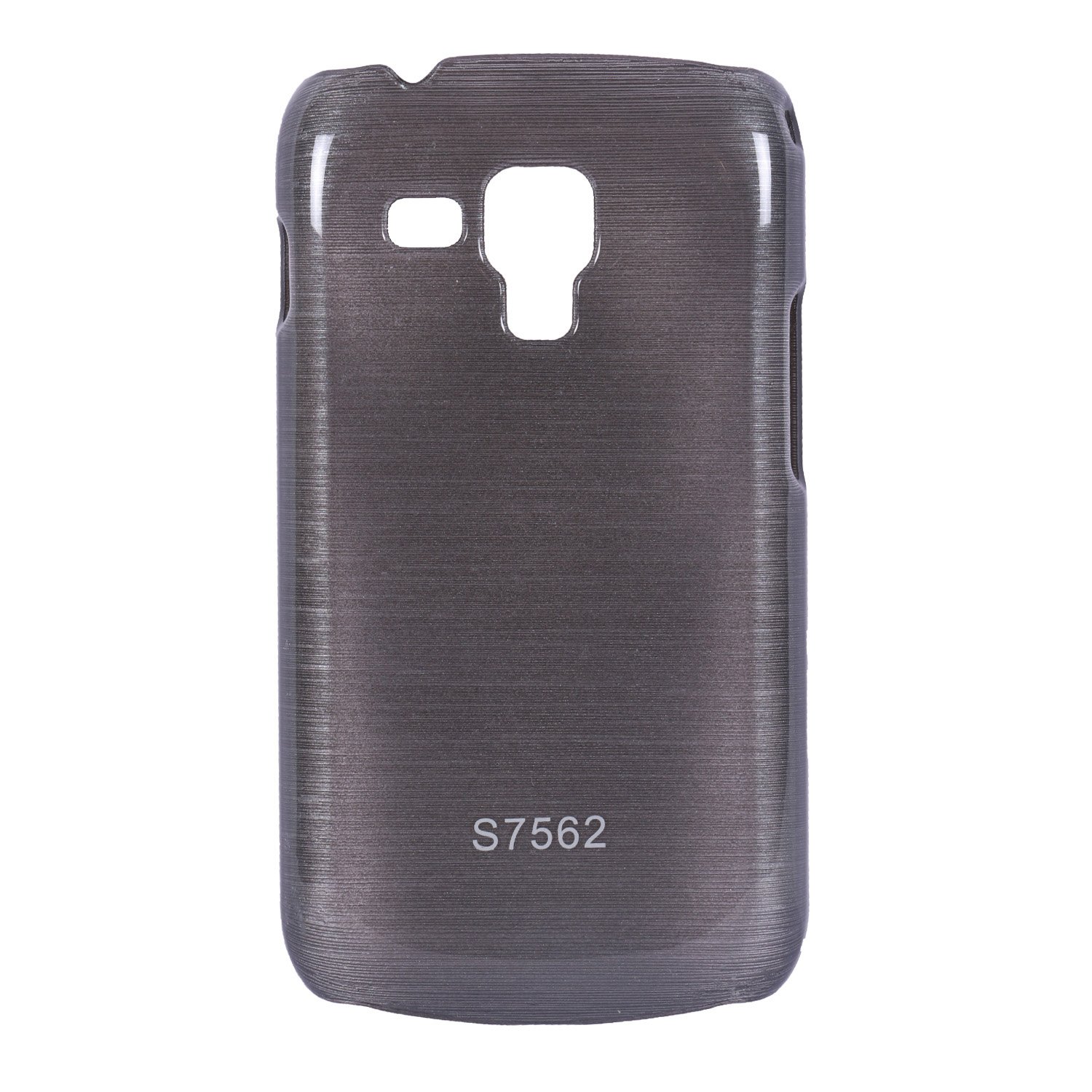 iCandy™ Hard PC Shiny Back Cover for Samsung Galaxy S Duos S7562 / Samsung Galaxy S Duos 2 S7582 - Black