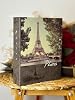 Rabsev Fotoğraf Albümü 10x15cm 200 Lük Renkli Eyfel Kulesi Desenli Anı Albümü