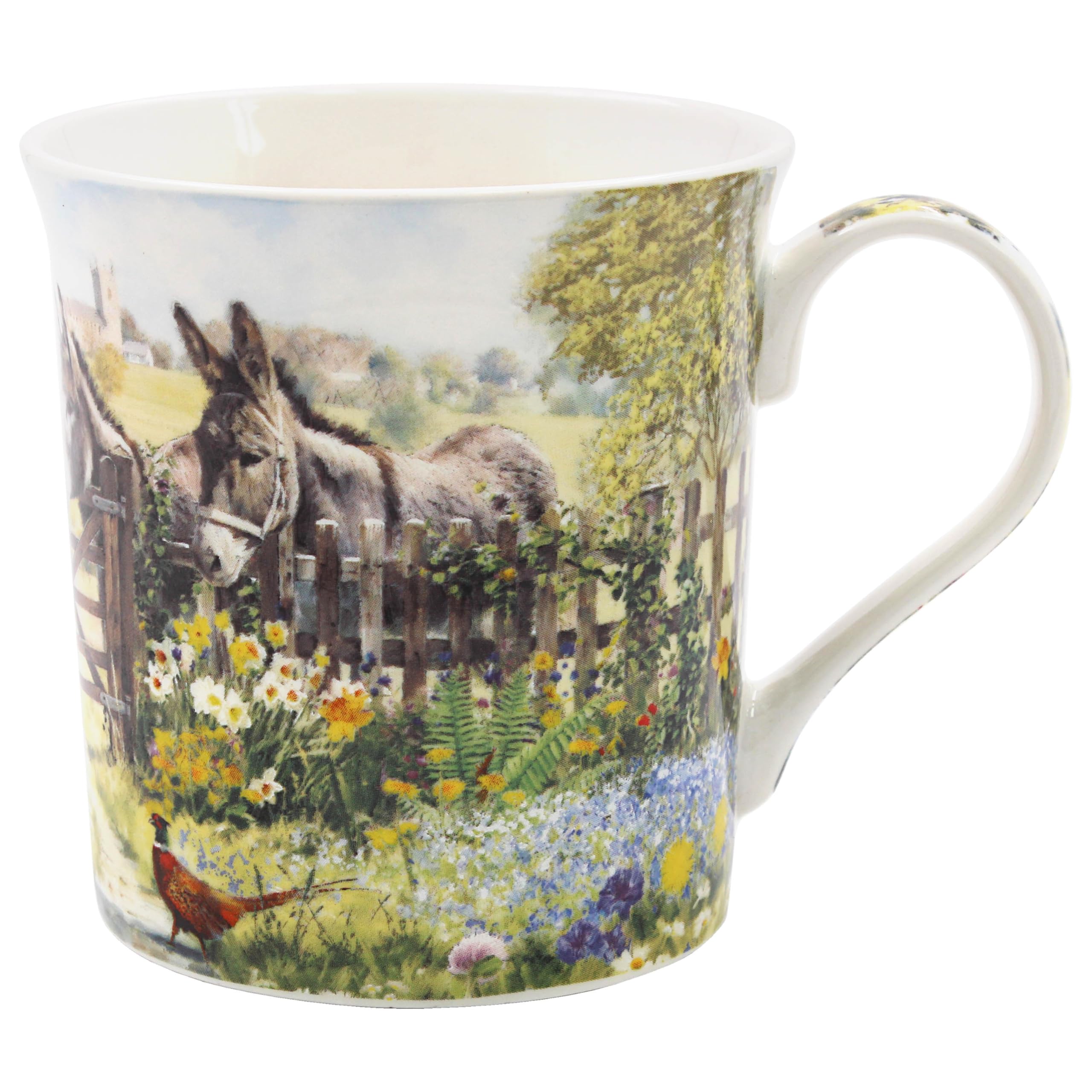 Lesser & Pavey Fine China Mug Coffee Cup Macneil Studio Farmland Animals Design Gift Box