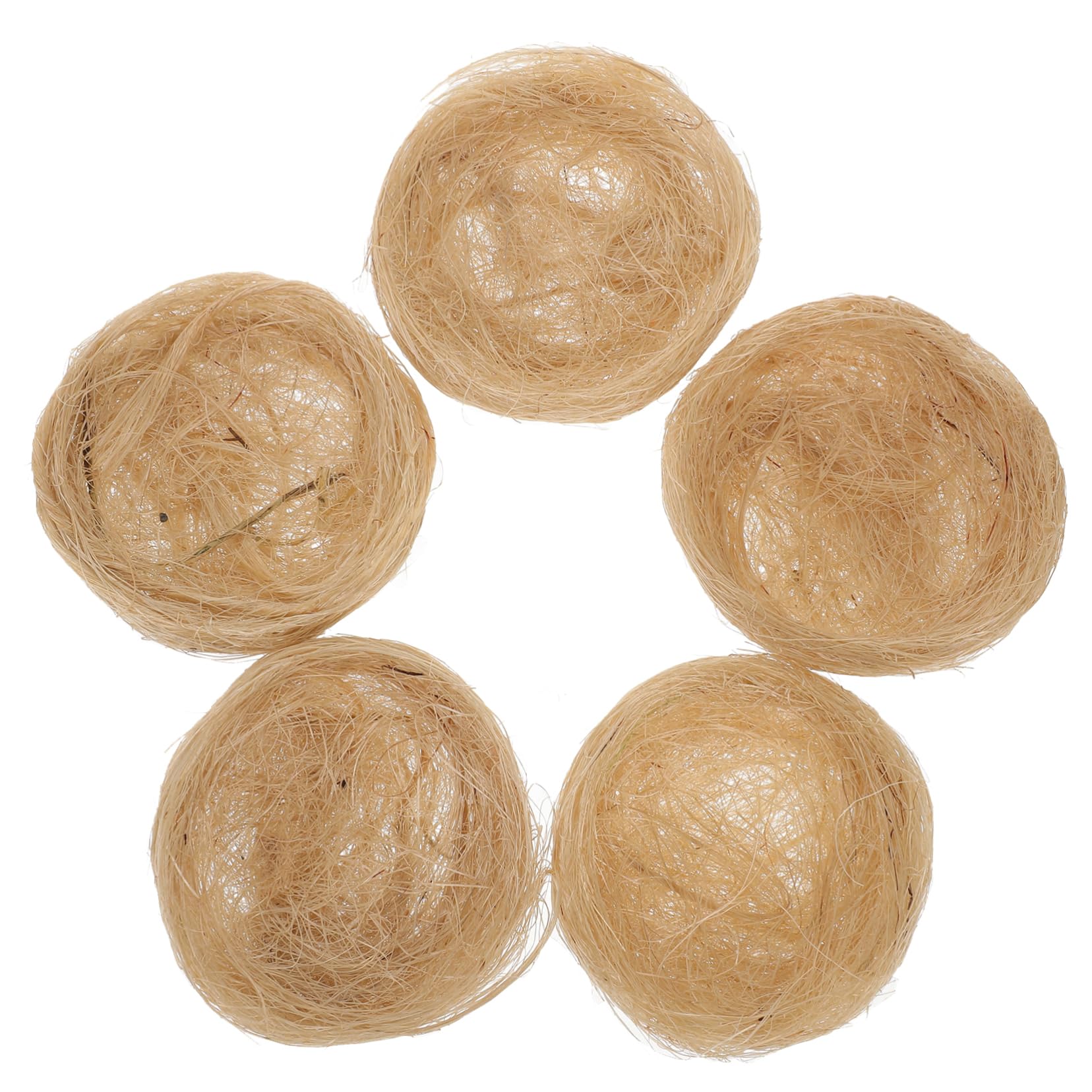 Toddmomy 10Pcs Simulated Bird Nest Artificial Rustic Nests for Garden Decoration Craft Projects Party Ornaments and Easter Supplies