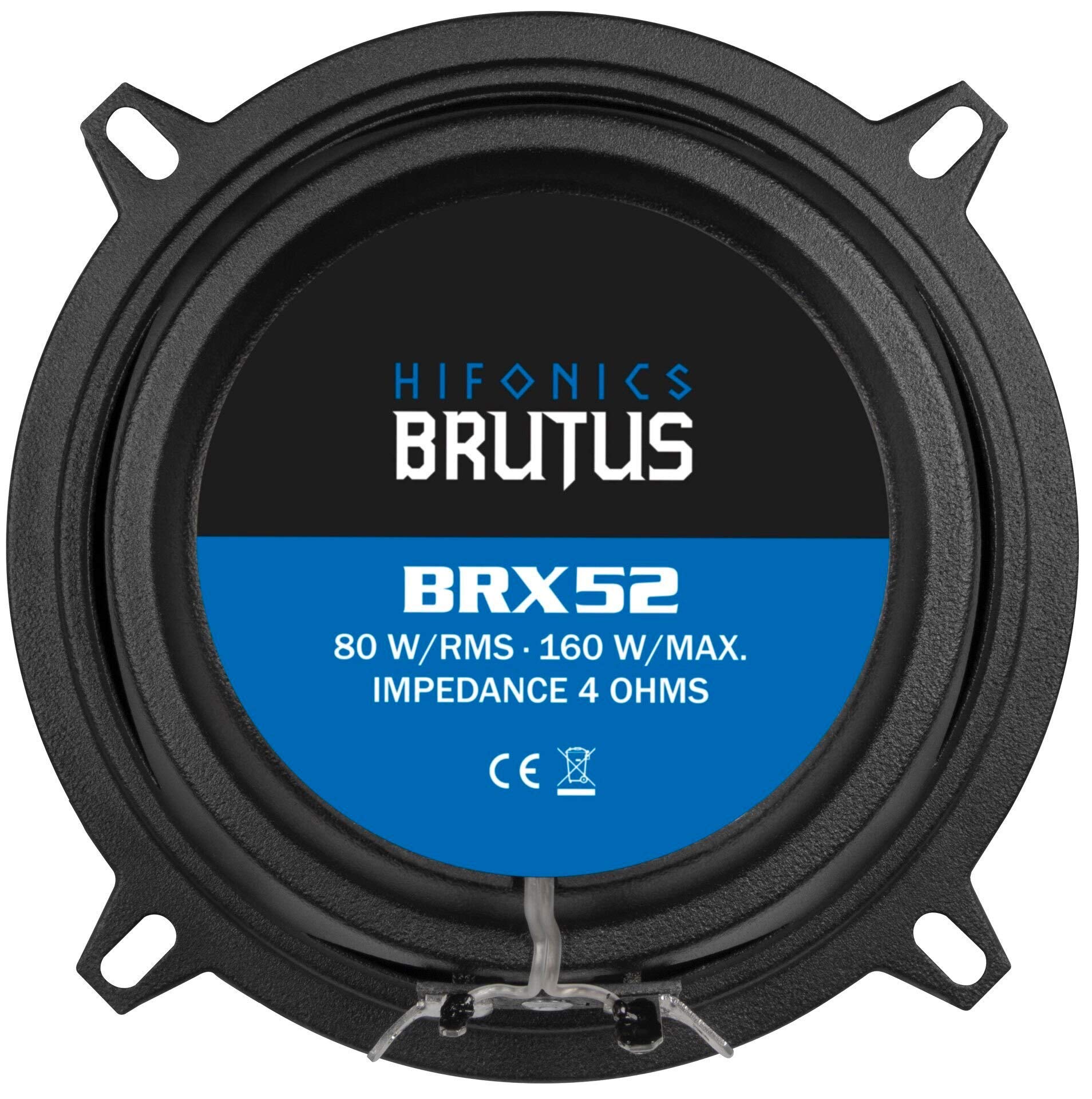 HIFONICS BRX-52 Haut-Parleur coaxial 2 Voies à encastrer 160 W Contenu: 1 pc(s)