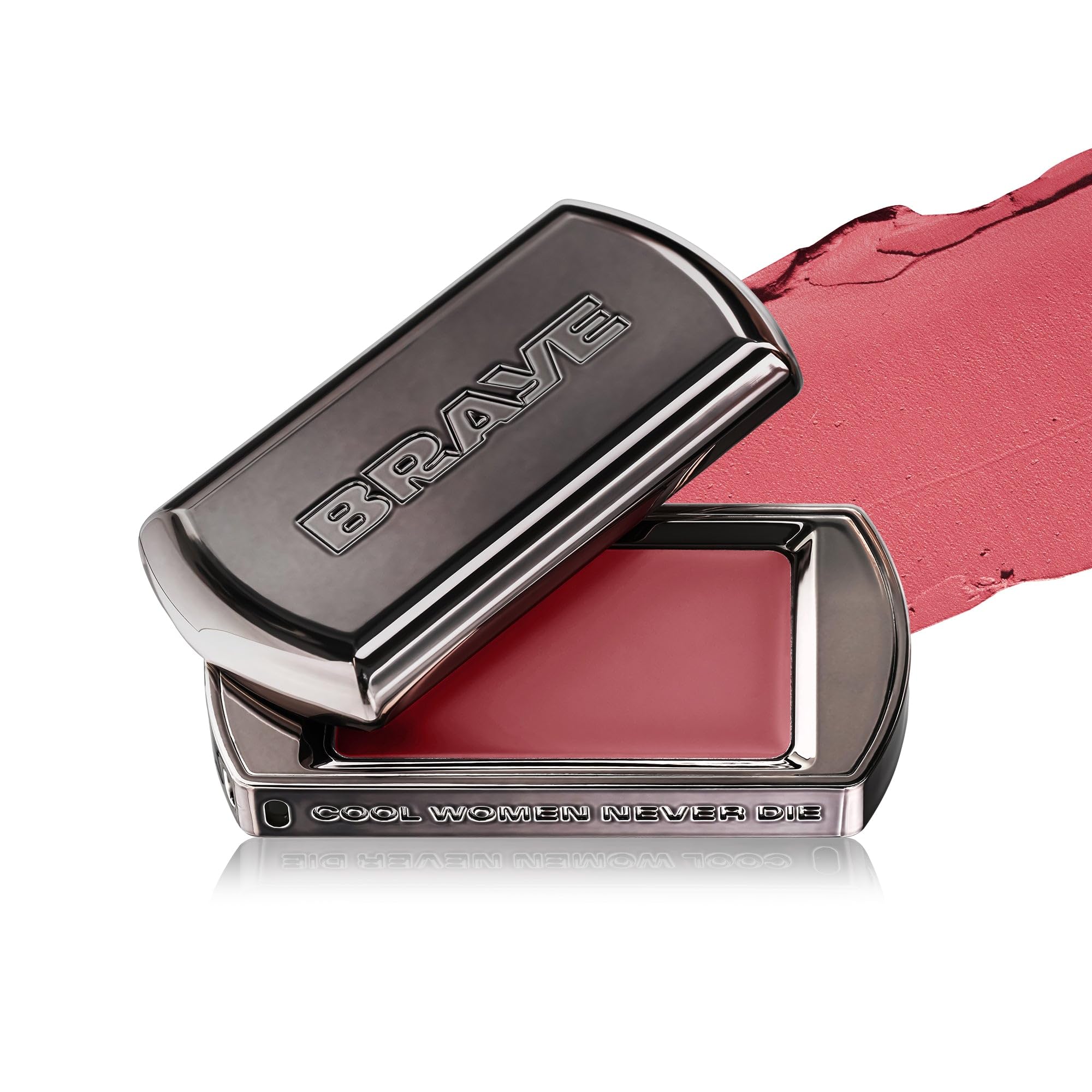 BRAYE LIPSLEEK BLUR | Blush for Cheeks & Lips, Korean Makeup Blush, Cool Lip and Cheek Balm, Vegan Cream, Lightweight w/Blendable & Buildable Makeup, Natural Look 08 WITTY 0.08oz