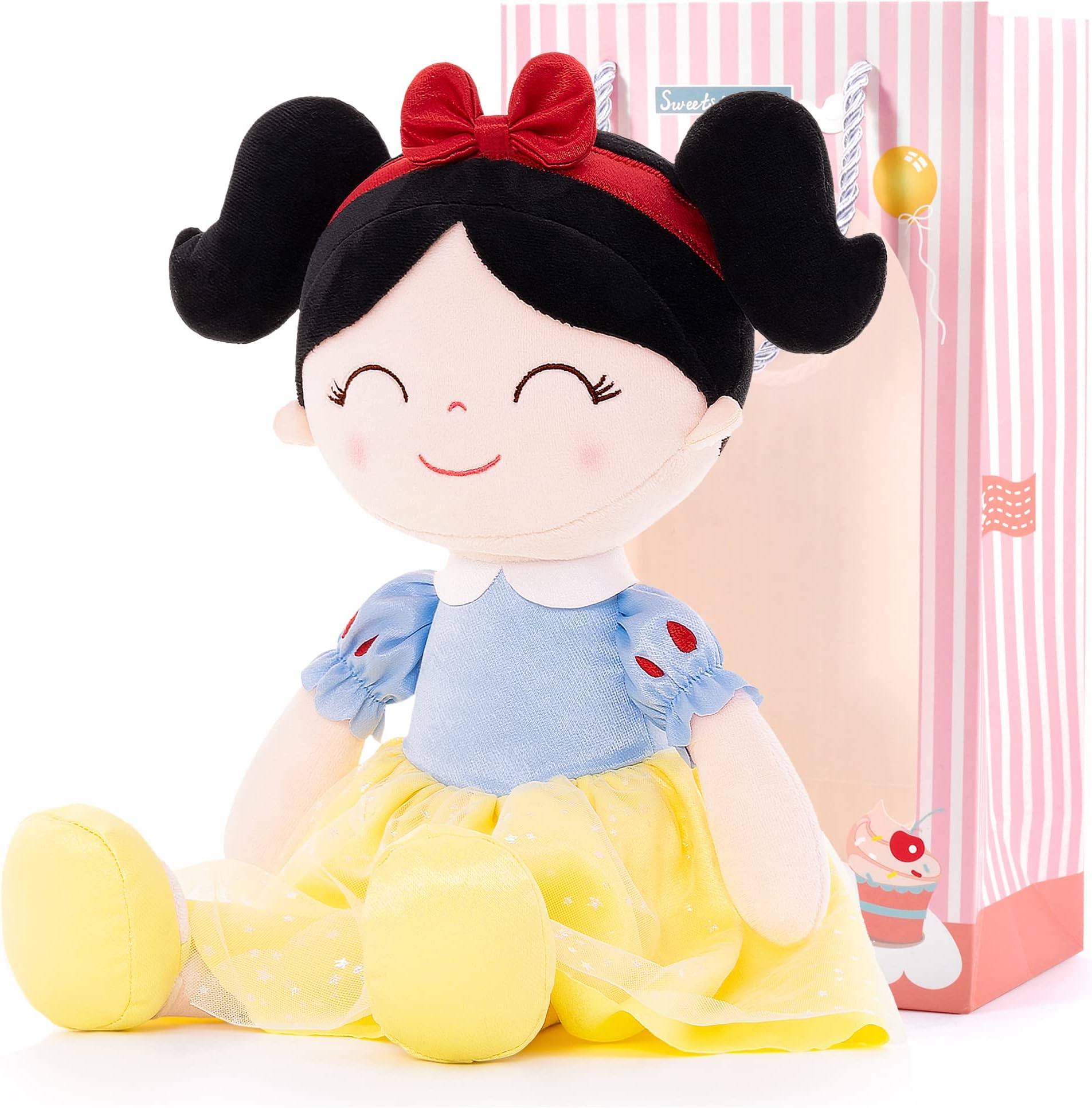 Gloveleya Baby Doll Girl Gifts Dolls Plush Toy Manor Princess Shelley 16" with Gift Bag